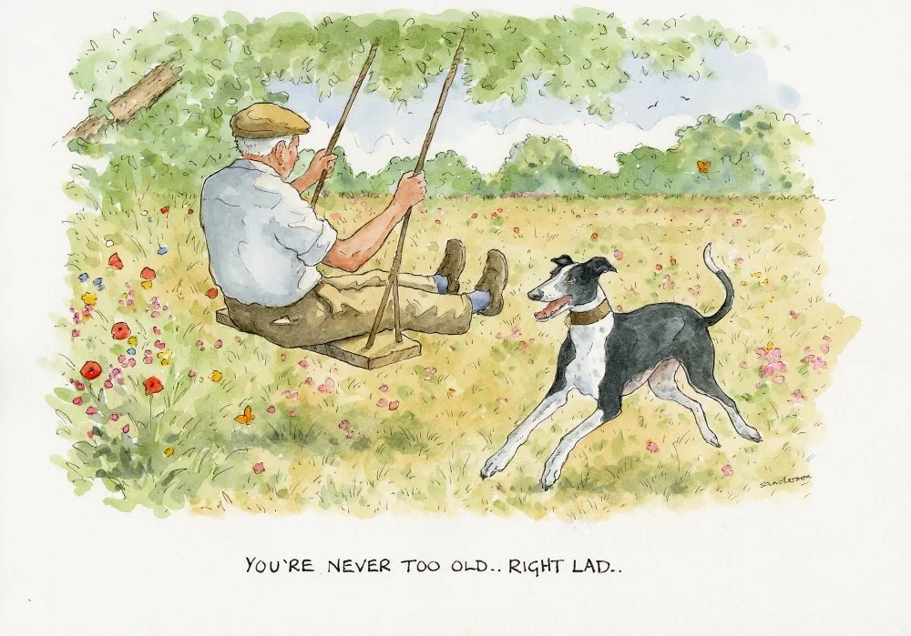 You're never too old..right lad..