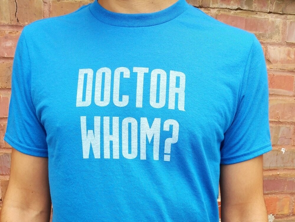 sød Tæmme bringe handlingen Doctor Whom? Youth and Adult T-Shirt — Green Pea Press