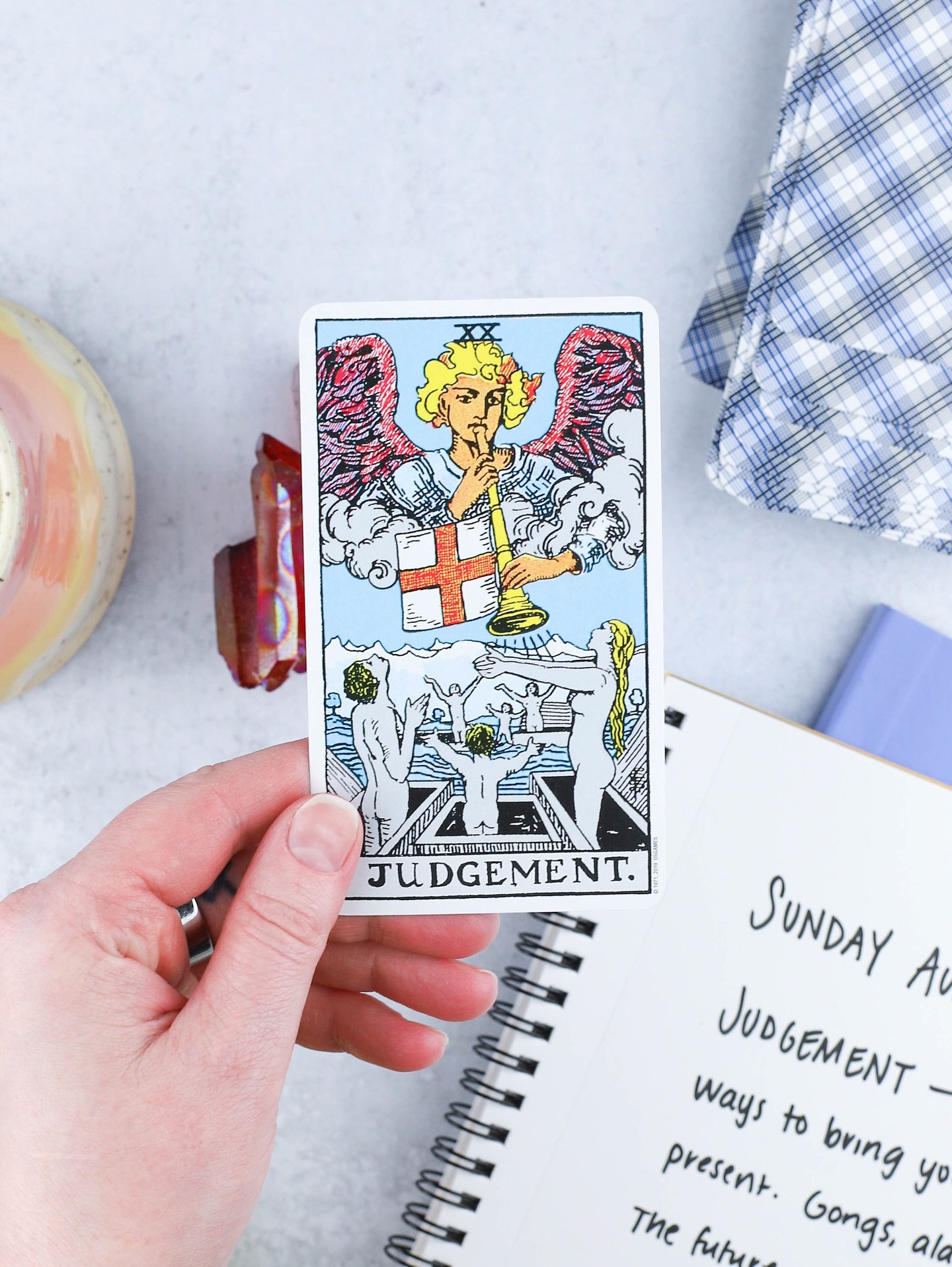 Sunday, August 24th: Judgement &mdash; 

There are many ways to bring your mind back to present. Gongs, alarms, reminders. The future, the end result, the final outcome, is made up of the present moment. All of the present moments, as they unfold. Ev
