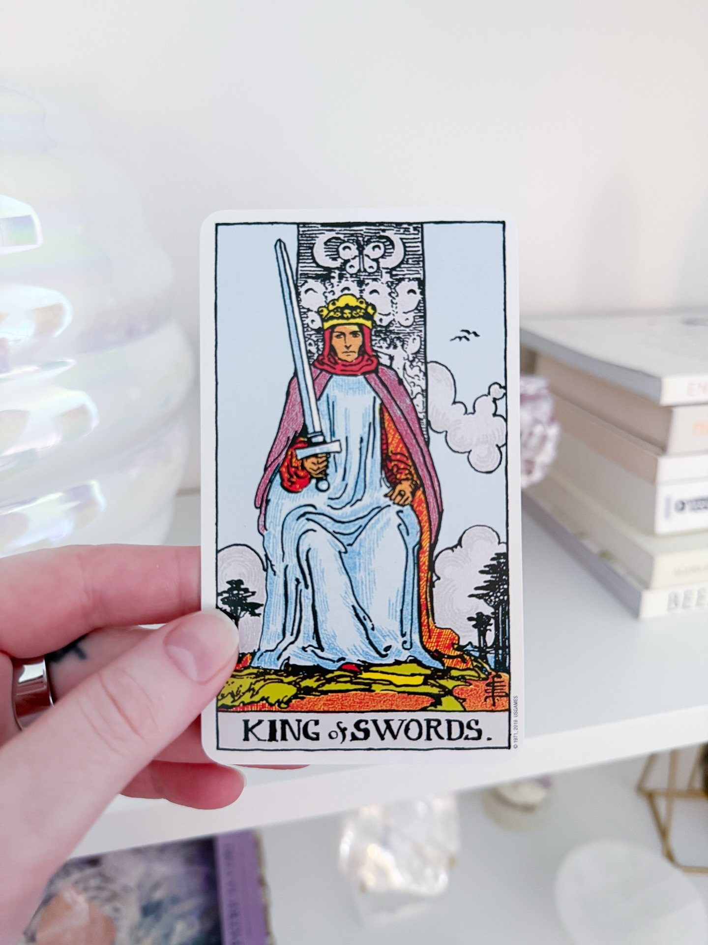 Tuesday, August 26th: King of Swords &mdash; 

There is a thread of common humanity that runs through everyone, a connection. The disconnect is created by harm, fear, hatred, power-seeking: forgetting. Remembering the thread may help you find the wil