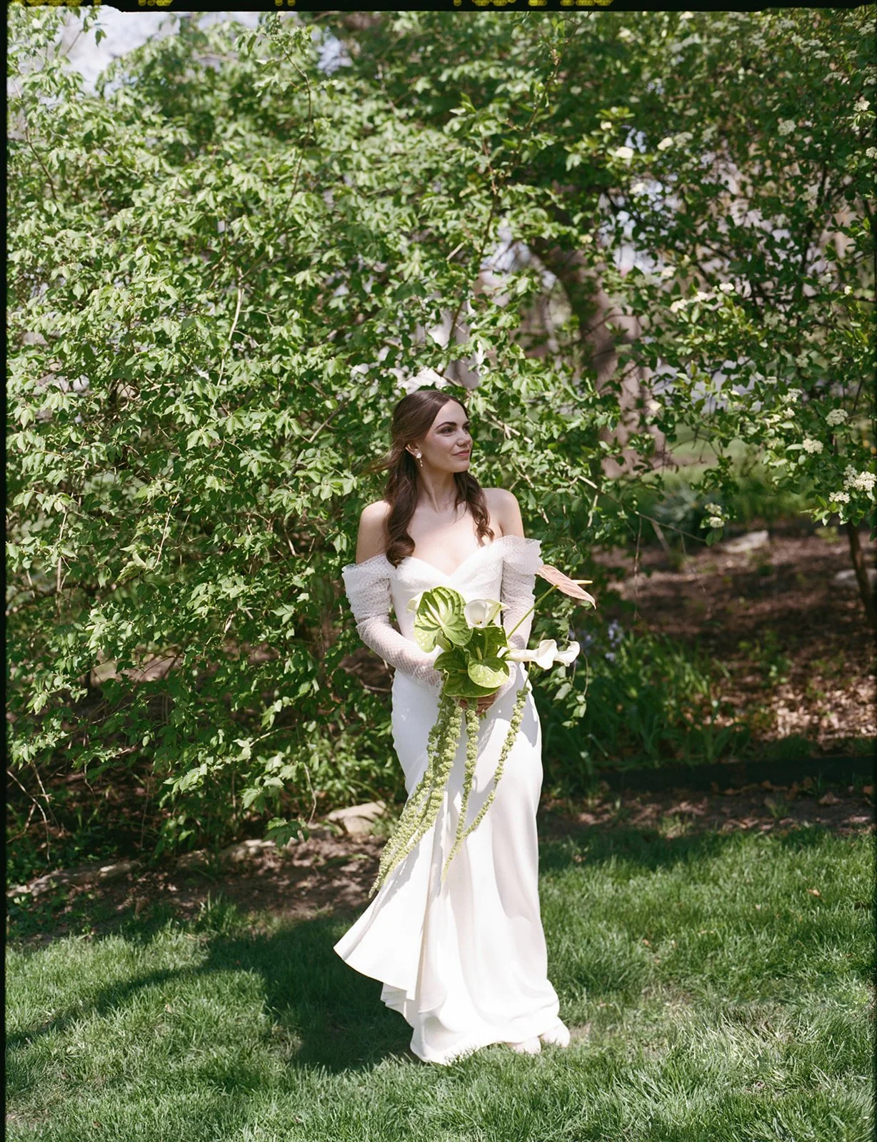Sculptural modern spring wedding anthurium amaranth midtown la villa spring flowers the cottage rose kansas city wedding florist crossroads personal flowers petite modern sculptural bouquet calla lilies bridal style portrait