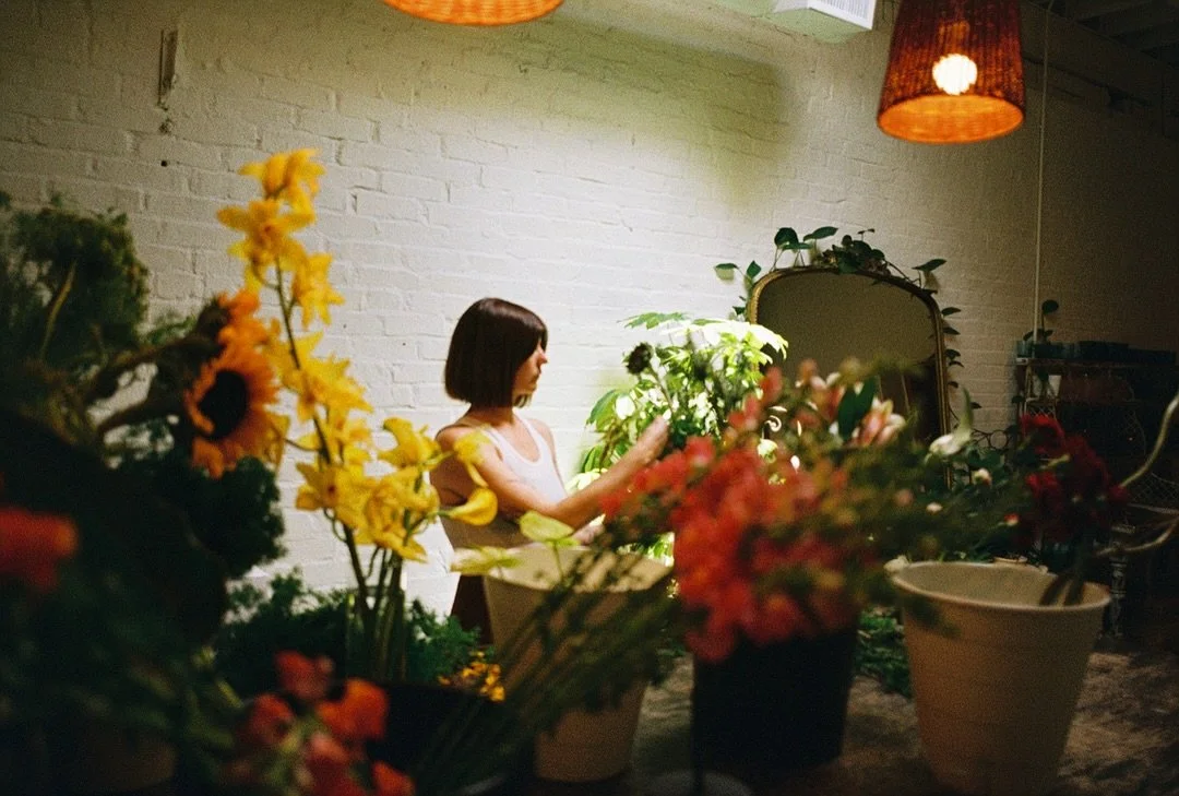 @annapetrow shot me working in my shop and they turned out as perfect as you could imagine. 

The grainy film, the warm tones, the sunlight shining in on my plants.. I&rsquo;m in LOOOOOOVVVVVVEEEEEE @portraits.ofaplace 🧡
.
.
#thecottagerose | Kansas