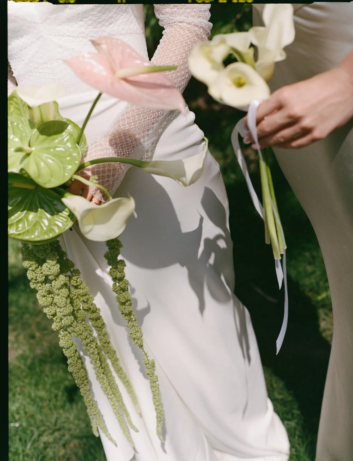 Sculptural modern spring wedding anthurium amaranth midtown la villa spring flowers the cottage rose kansas city wedding florist crossroads personal flowers petite modern sculptural bouquet calla lilies bridal style