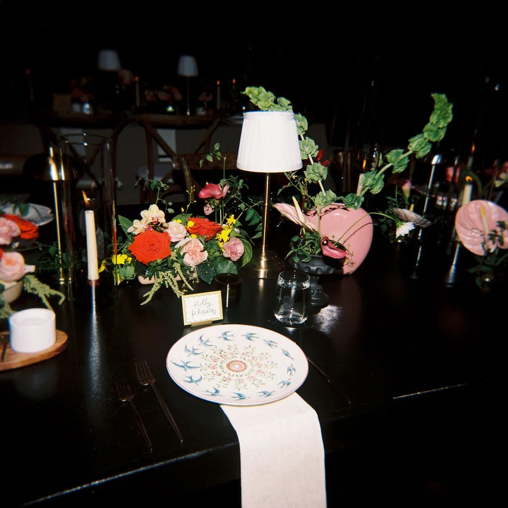 Modern eclectic luxury wedding on the lawn at liberty memorial greenhouse tent wedding outdoor reception fall wedding decor october wedding the cottage rose kansas city wedding florist crossroads centerpieces lamps candles ikebana bud vase head table