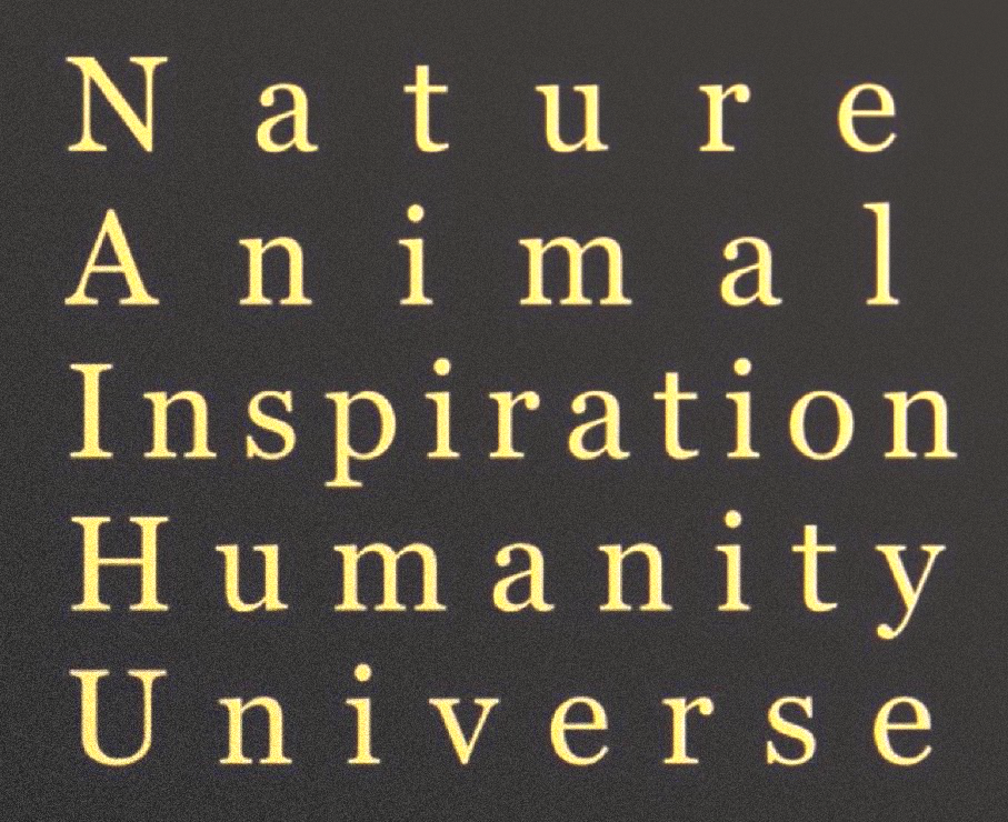 NAIHU acronym: Nature, Animal, Inspiration, Humanity, Universe.