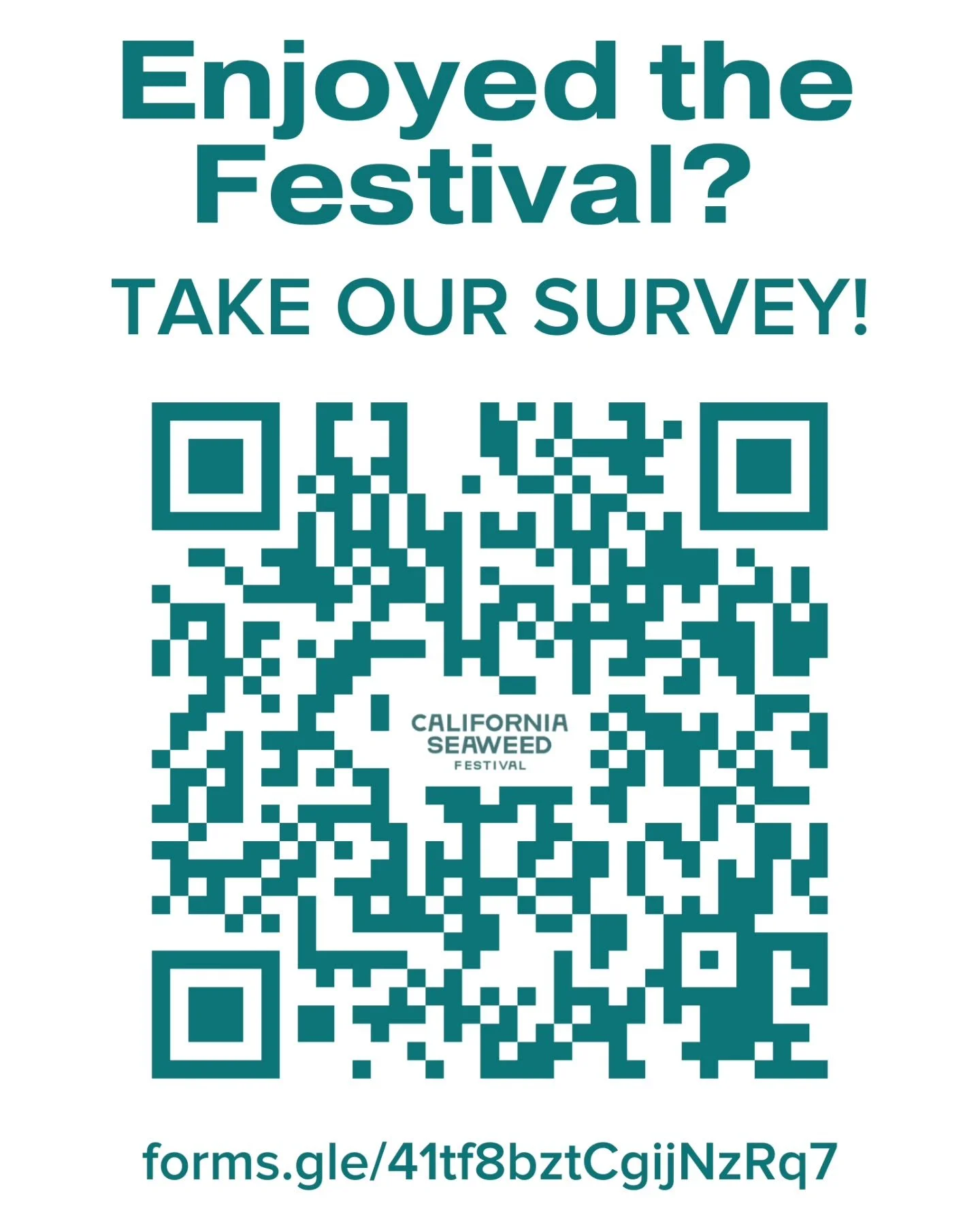 Did you like the festival? Or are there some things we can improve on? Let us know so we can make each year's better!!!! Please take our survey!!!

forms.gle/41tf8bztCgijNzRq7