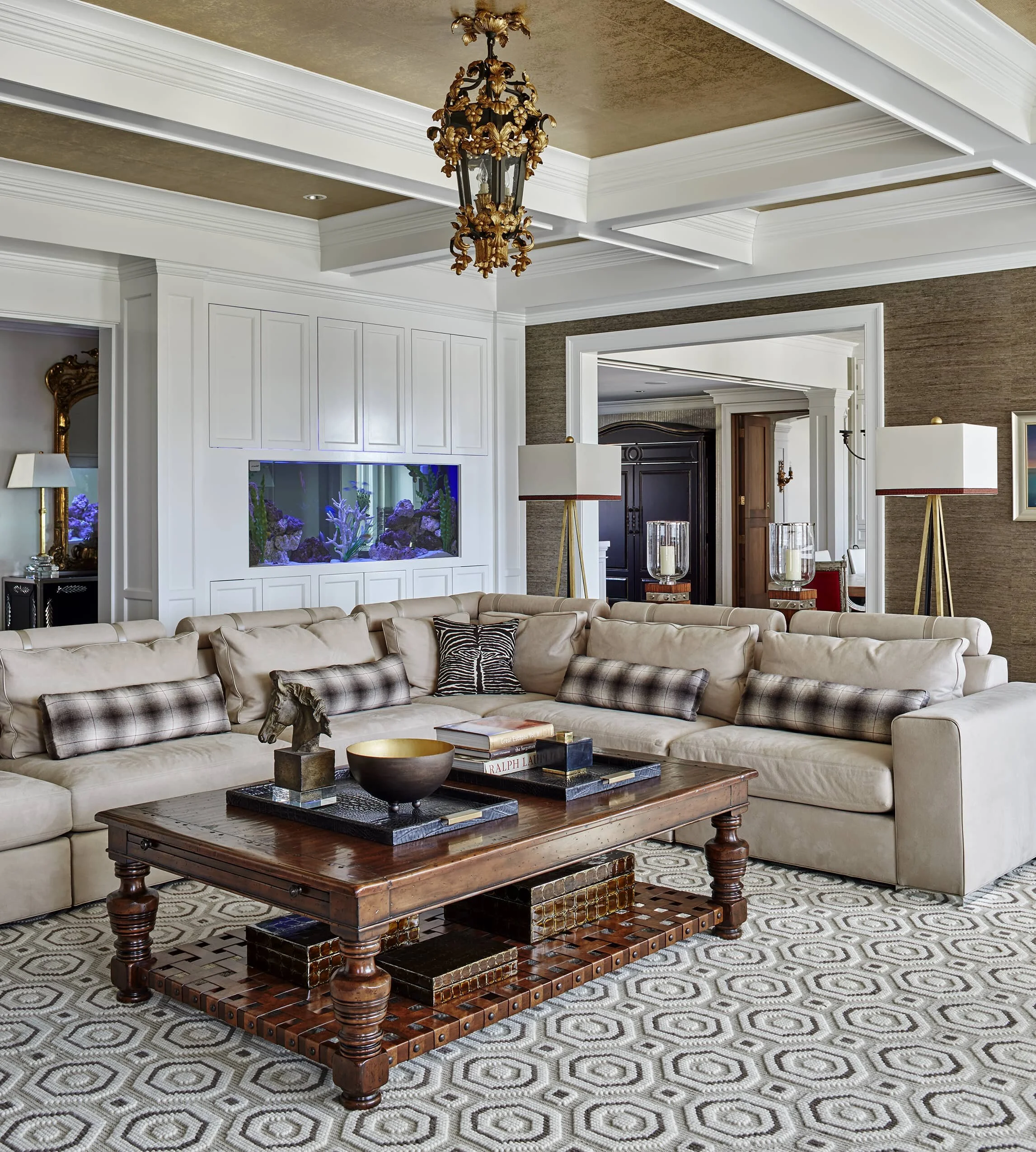 Cliffside Estate Living Room - Avon, Connecticut. 