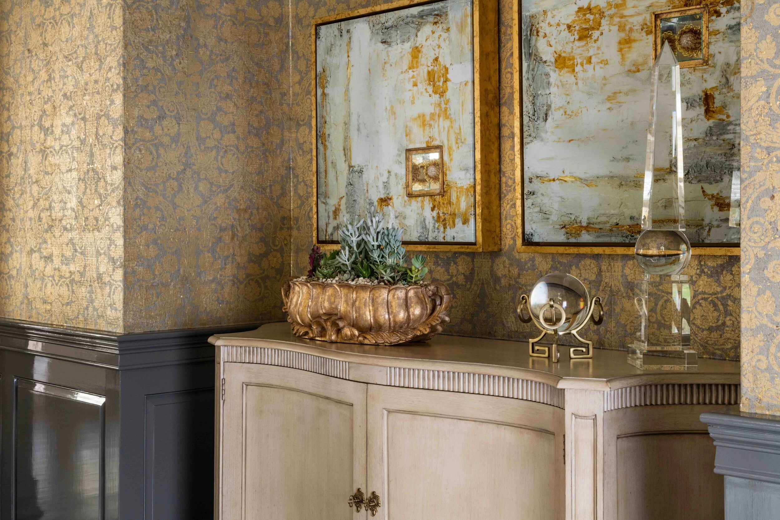 Moody Blue - Buffet Table.