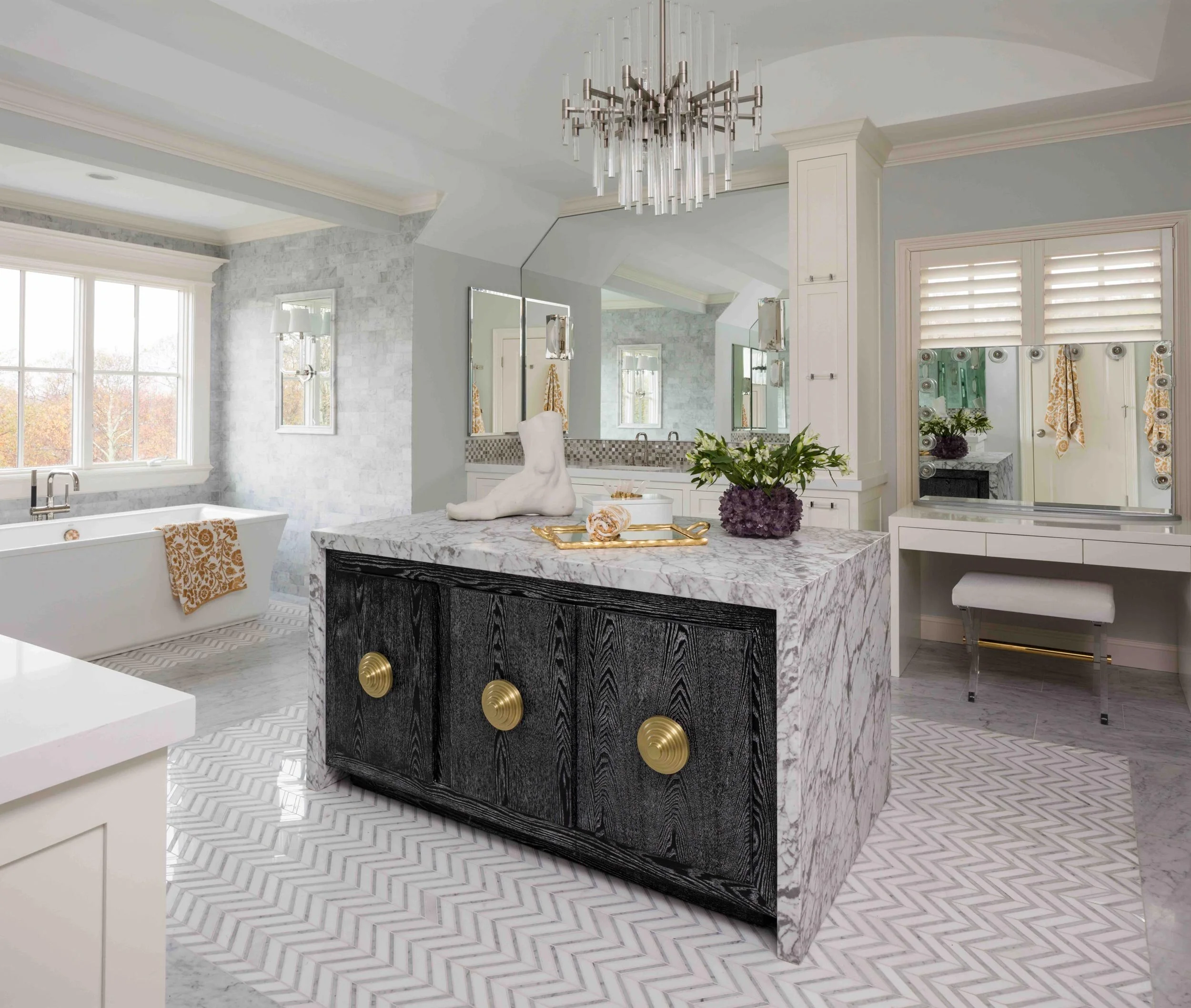 Moody Blue - Bathroom