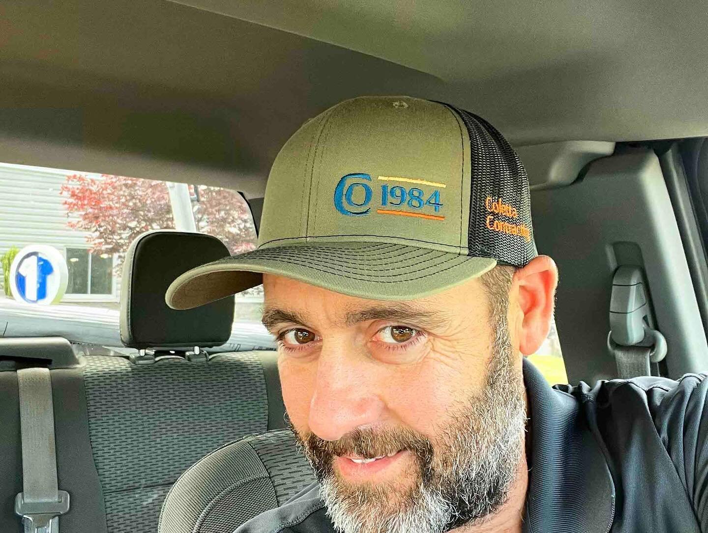 #18of40: At Coletta, we love sporting our #swag.  Justin Coletta is always representing our cool branded hats! These caps are so cool, everyone wants to sport our swag.  Would you like to purchase one of our hats? Let us know in the comments. #WeAreC