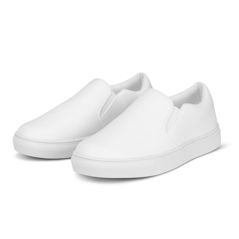 Custom - Mens Slip-on Canvas Shoes side view.png