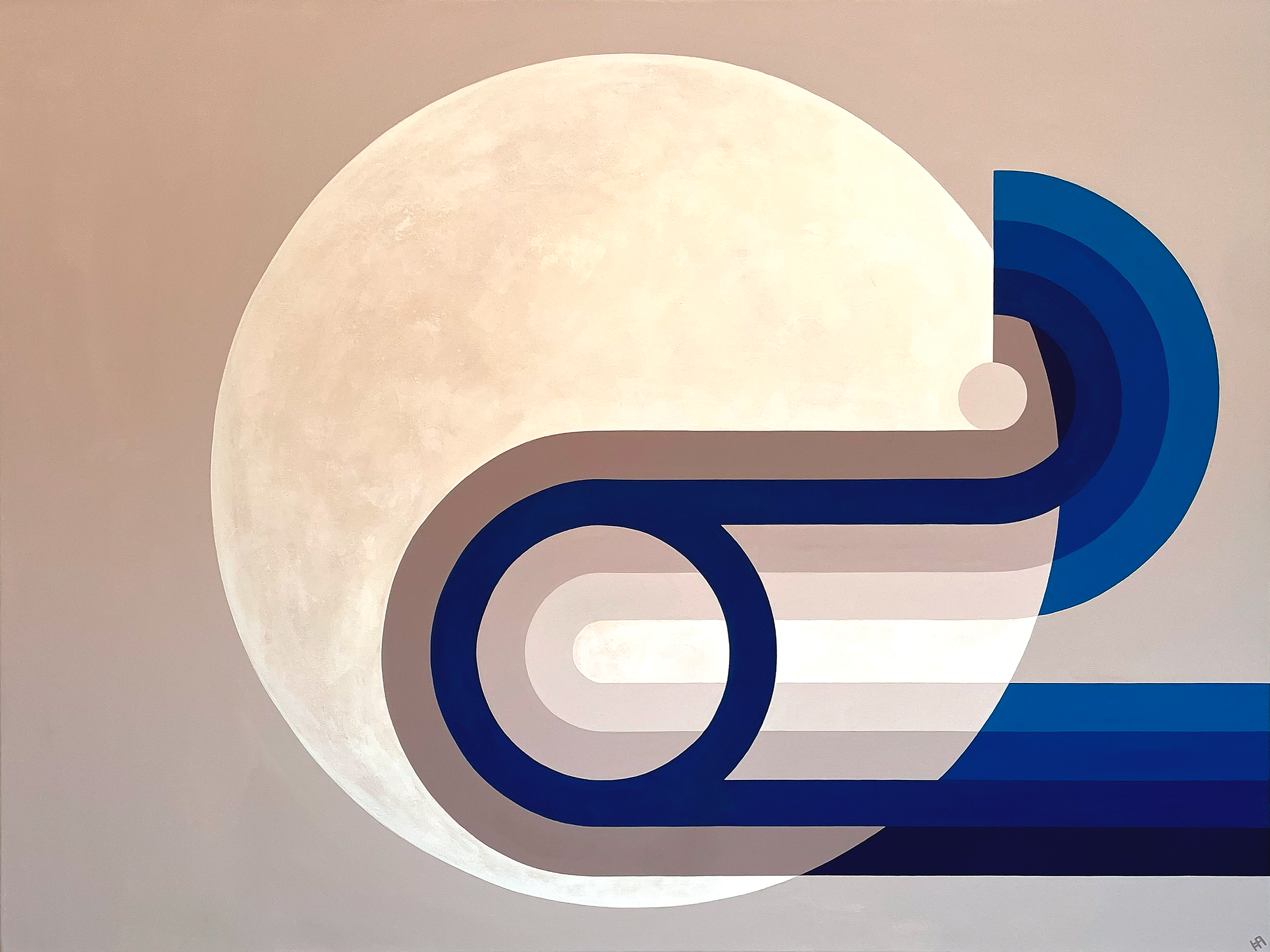 Blue Moon | 40" x 30" (SOLD)