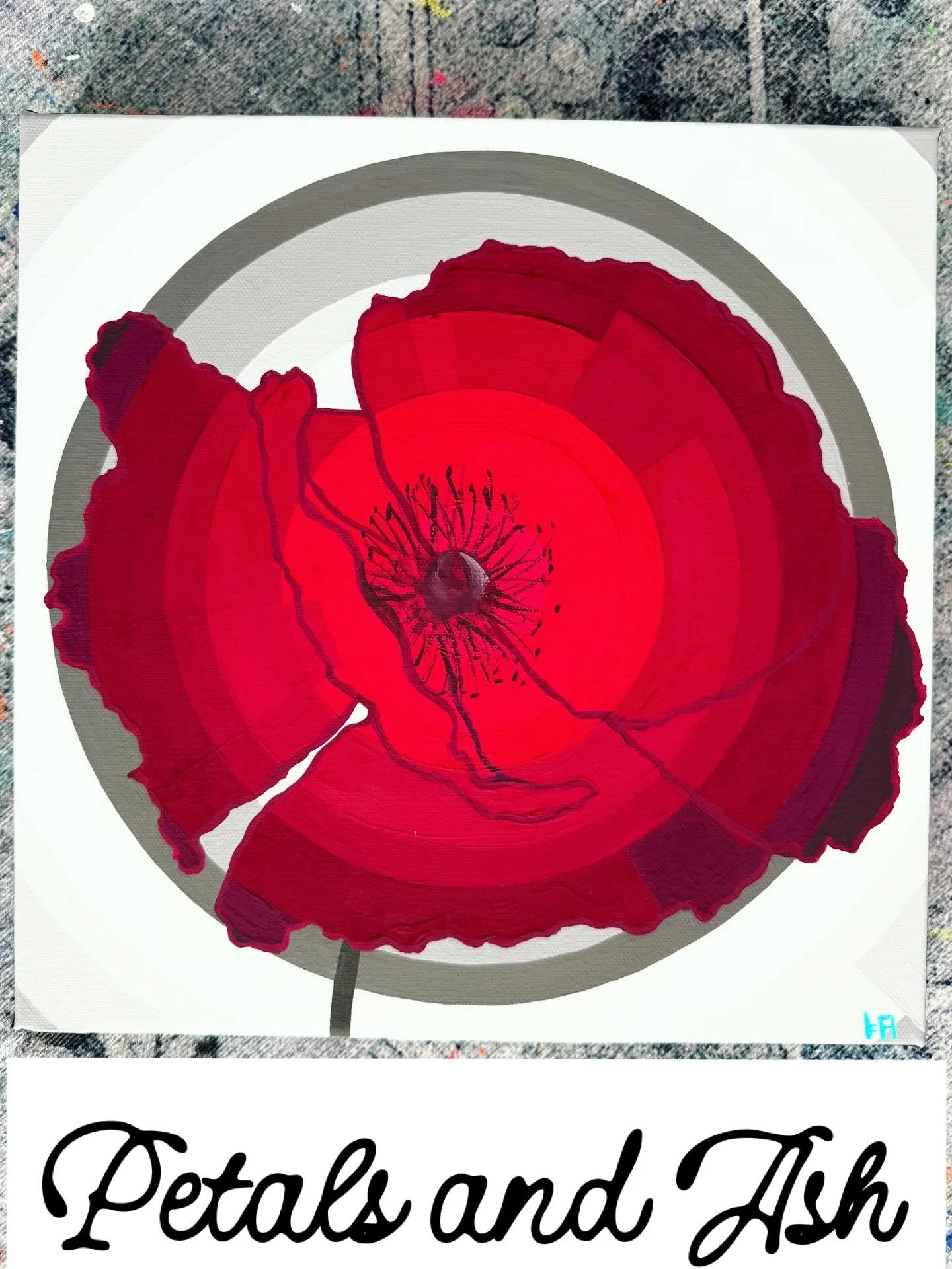 Adios 2025. It&rsquo;s been real. 

#okcartist #okkatiedotcom #anotherone #oklahomaartist #geometricart