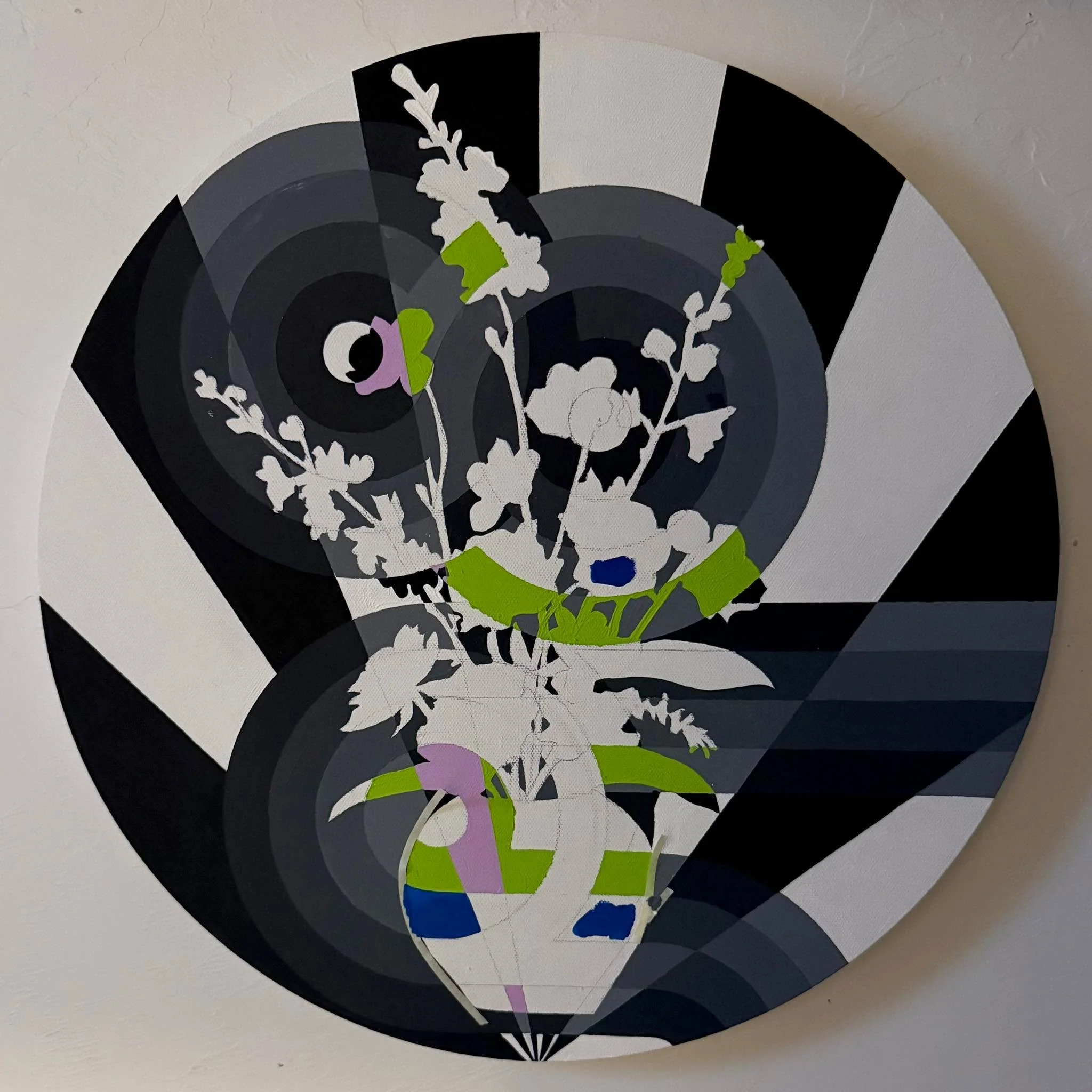 In progress, tempted to stop before it&rsquo;s &ldquo;done&rdquo;. 🤍🖤Okkatie