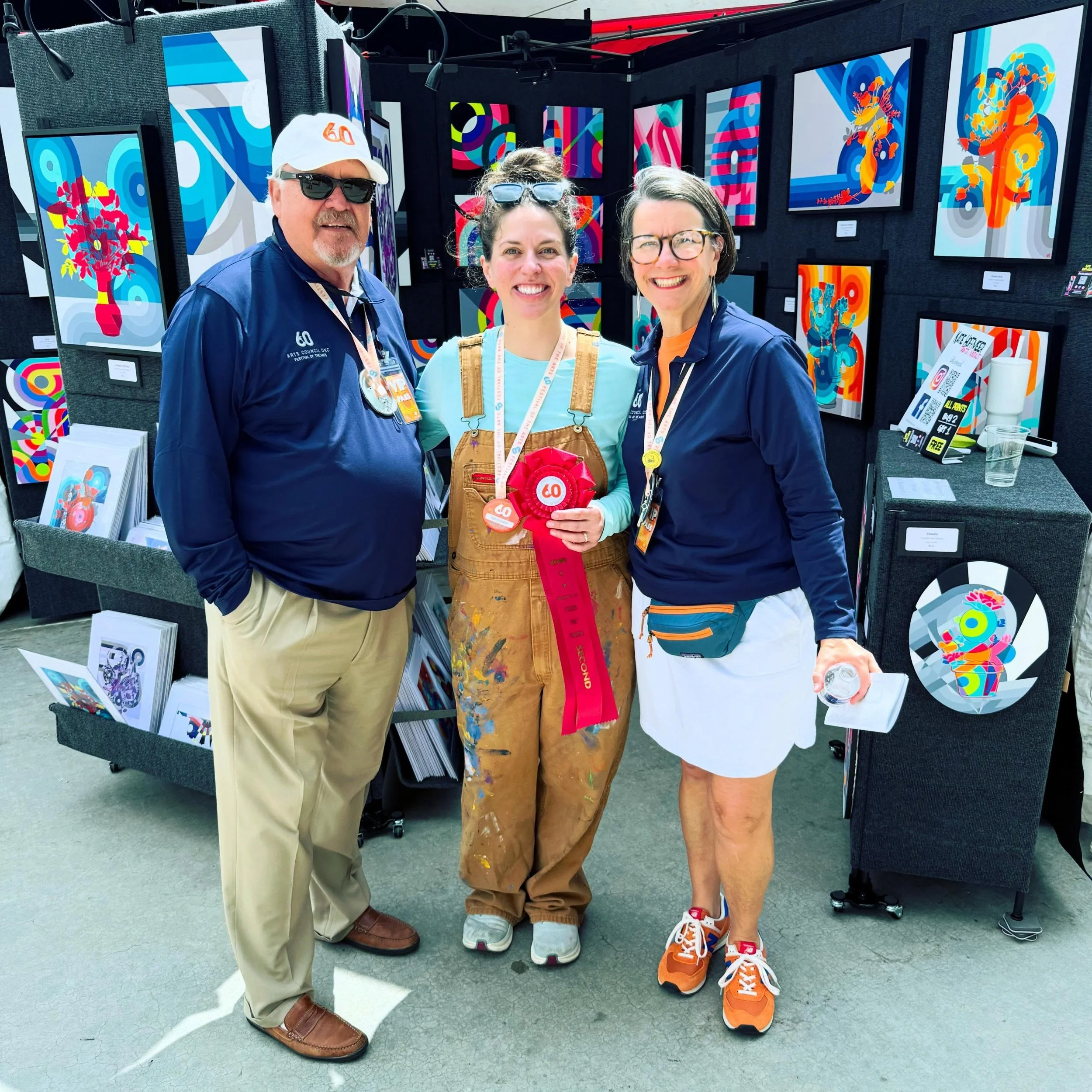 Big things happening over here in booth 17A! Come say hi!

@oklahomaartscouncil  #festivalofthearts #okcartist 
#awardwinningartist