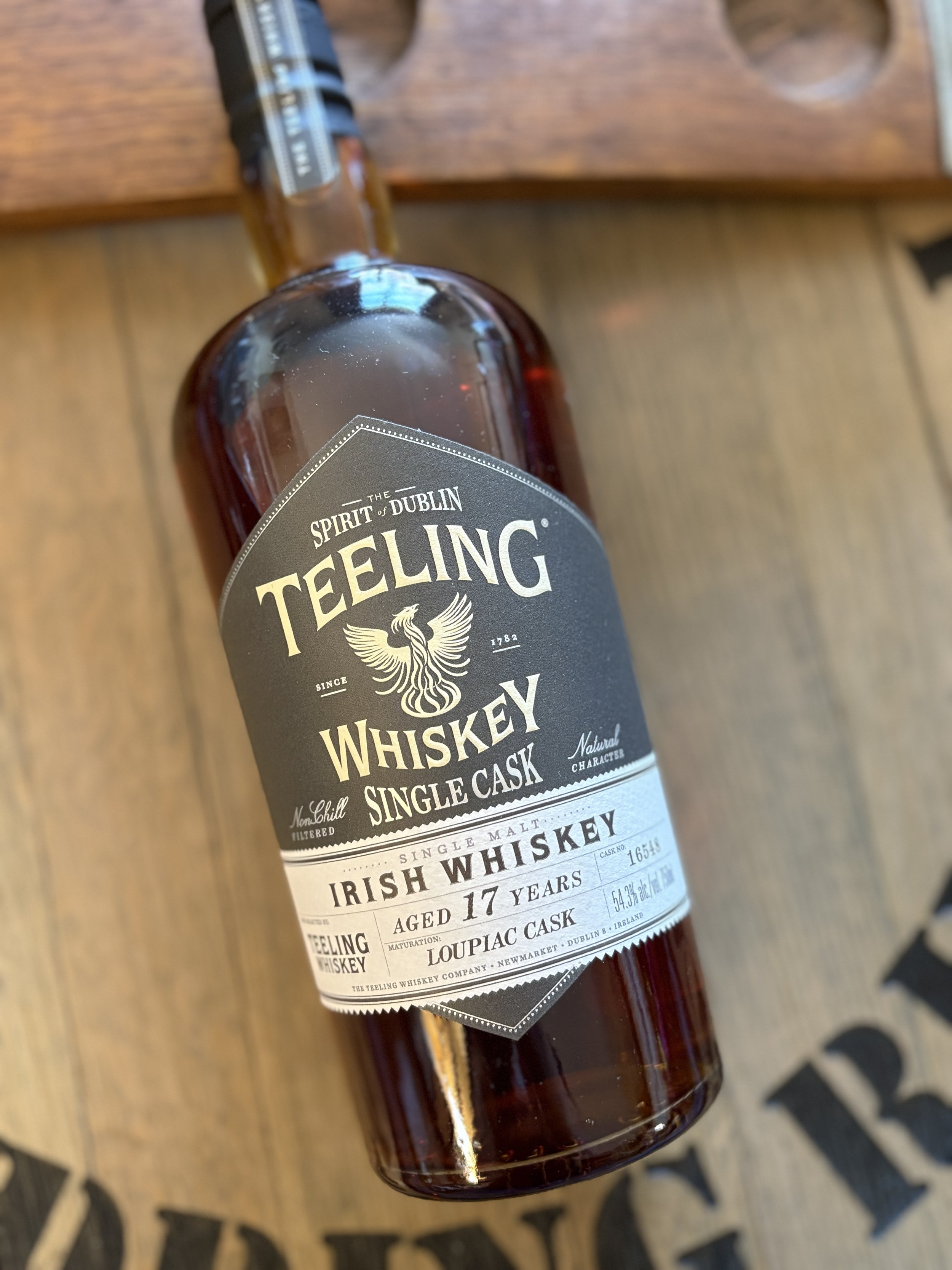 Teeling Single Pot Still Irish Whiskey Single Cask 17 Year Old Loupiac Cask Maturation