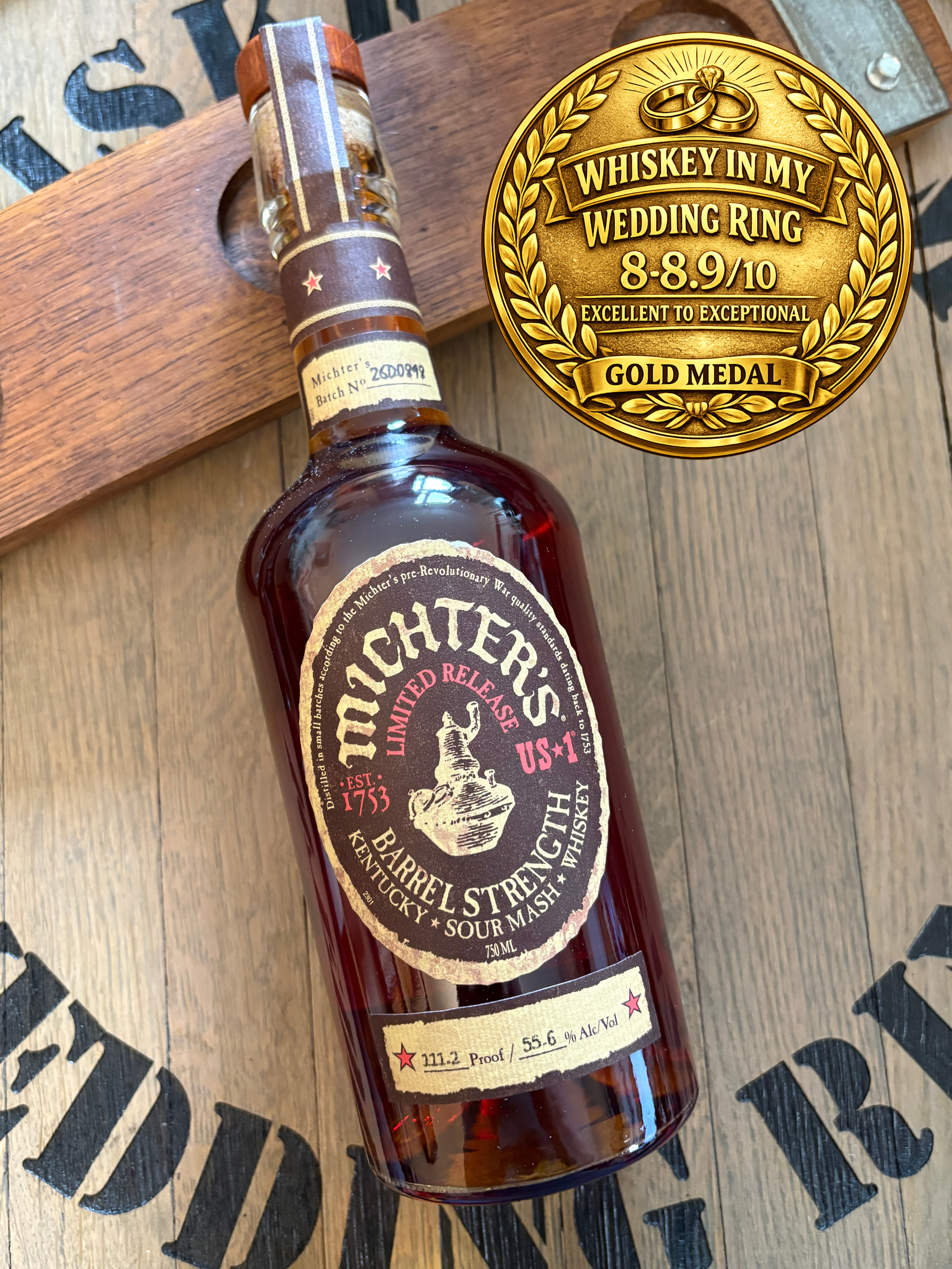 Michter’s Barrel Strength Sour Mash Whiskey