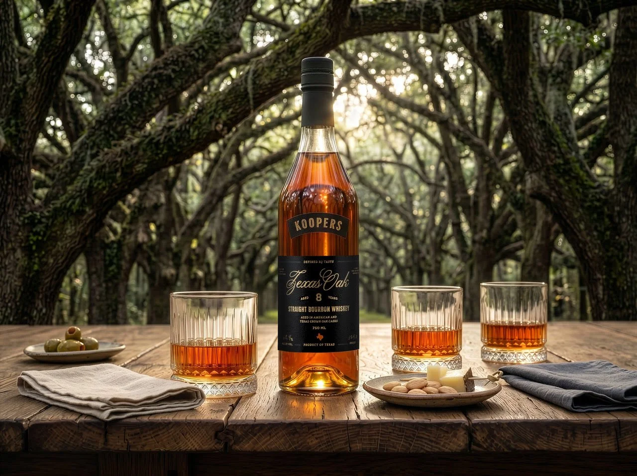 Koopers Whiskey&nbsp;Introduces 8-Year Barrel-Proof Texas Oak Bourbon Finished in Toasted Texas-Grown White Oak