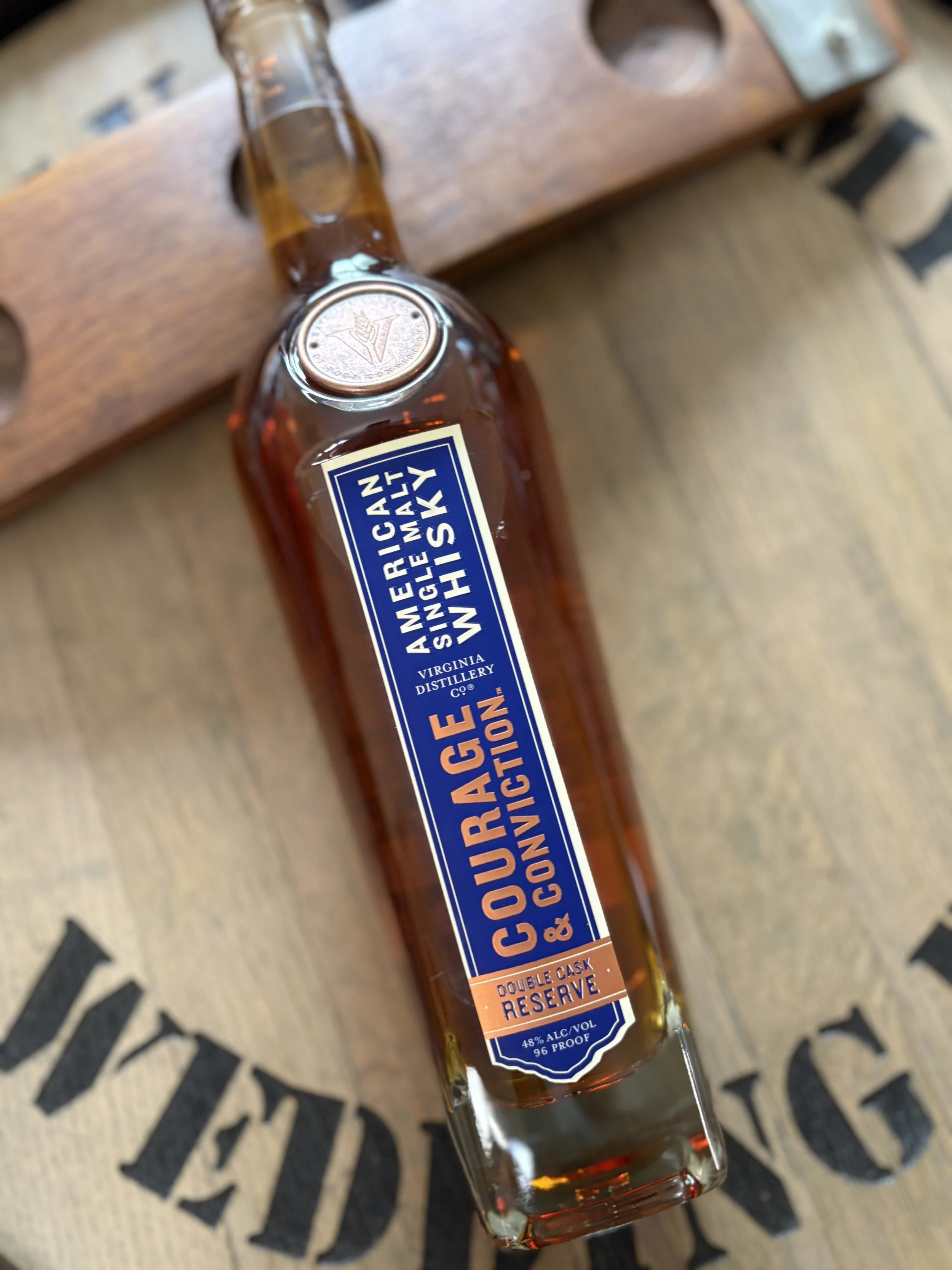 Virginia Distillery Company Courage &amp; Conviction Double Cask Reserve American Single Malt
