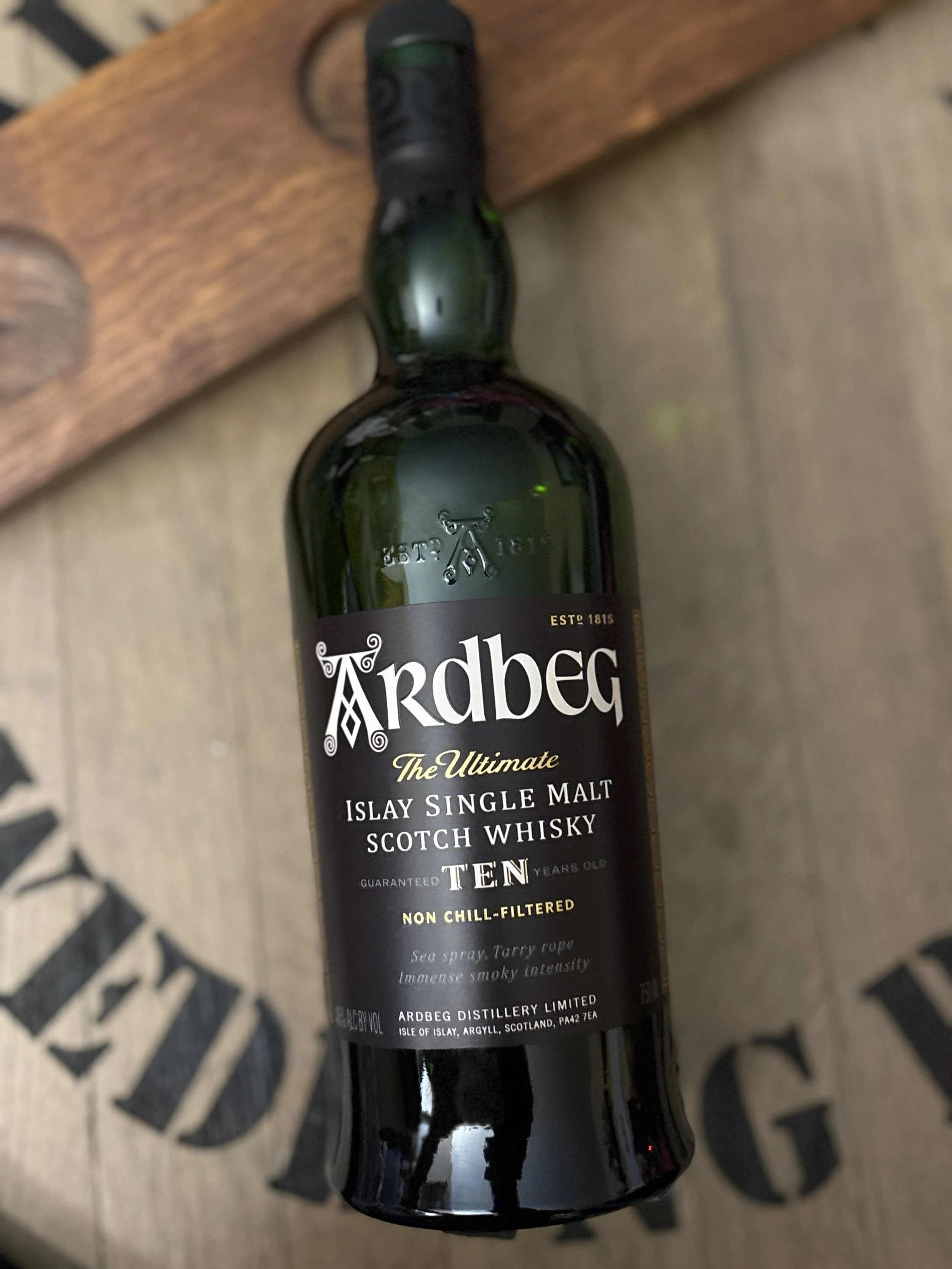 Ardbeg 10 Year Old, Ardbeg Wee Beastie, and Ardbeg Corryvreckan Islay Single Malt Scotch Whisky
