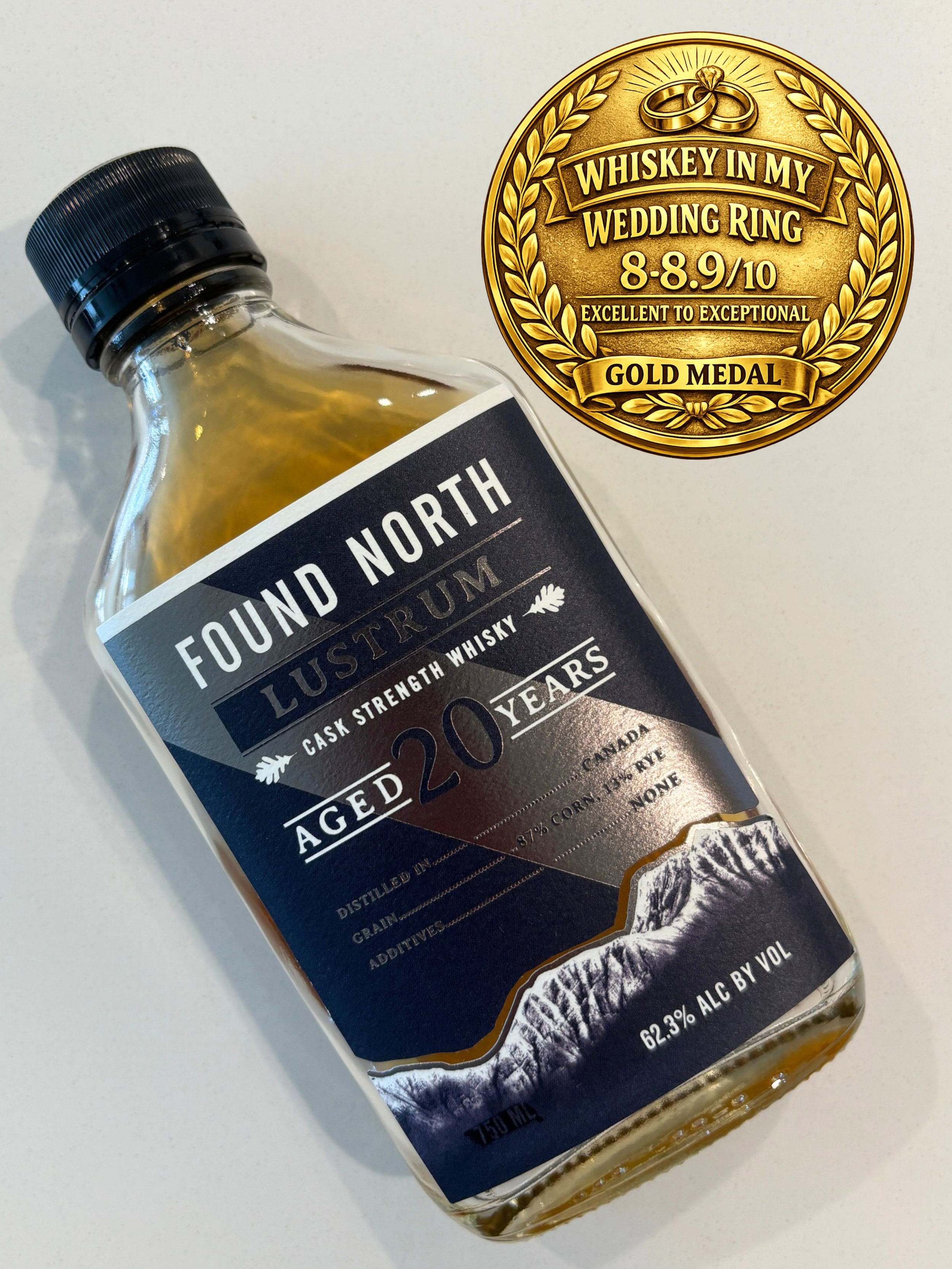 Found North Lustrum Canadian Whisky