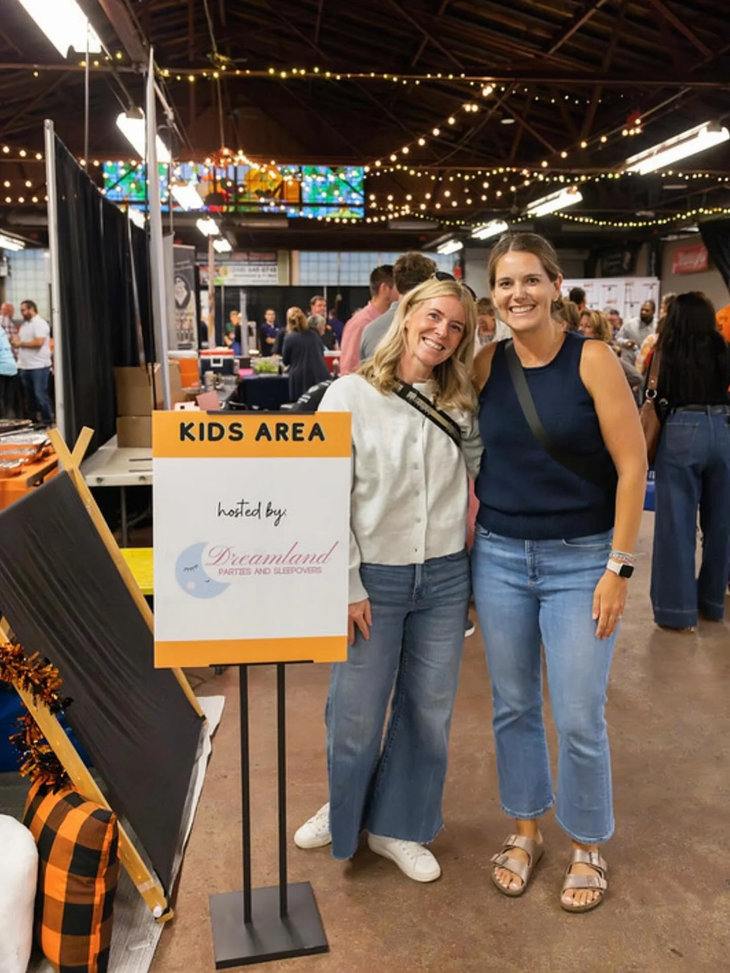 A rare photo of us! Most days it&rsquo;s about the tents and balloons, but this time we wanted to share the faces behind Dreamland 😊 5+ years of business! It&rsquo;s incredible how far we have come and what kind of community we have built in  this l