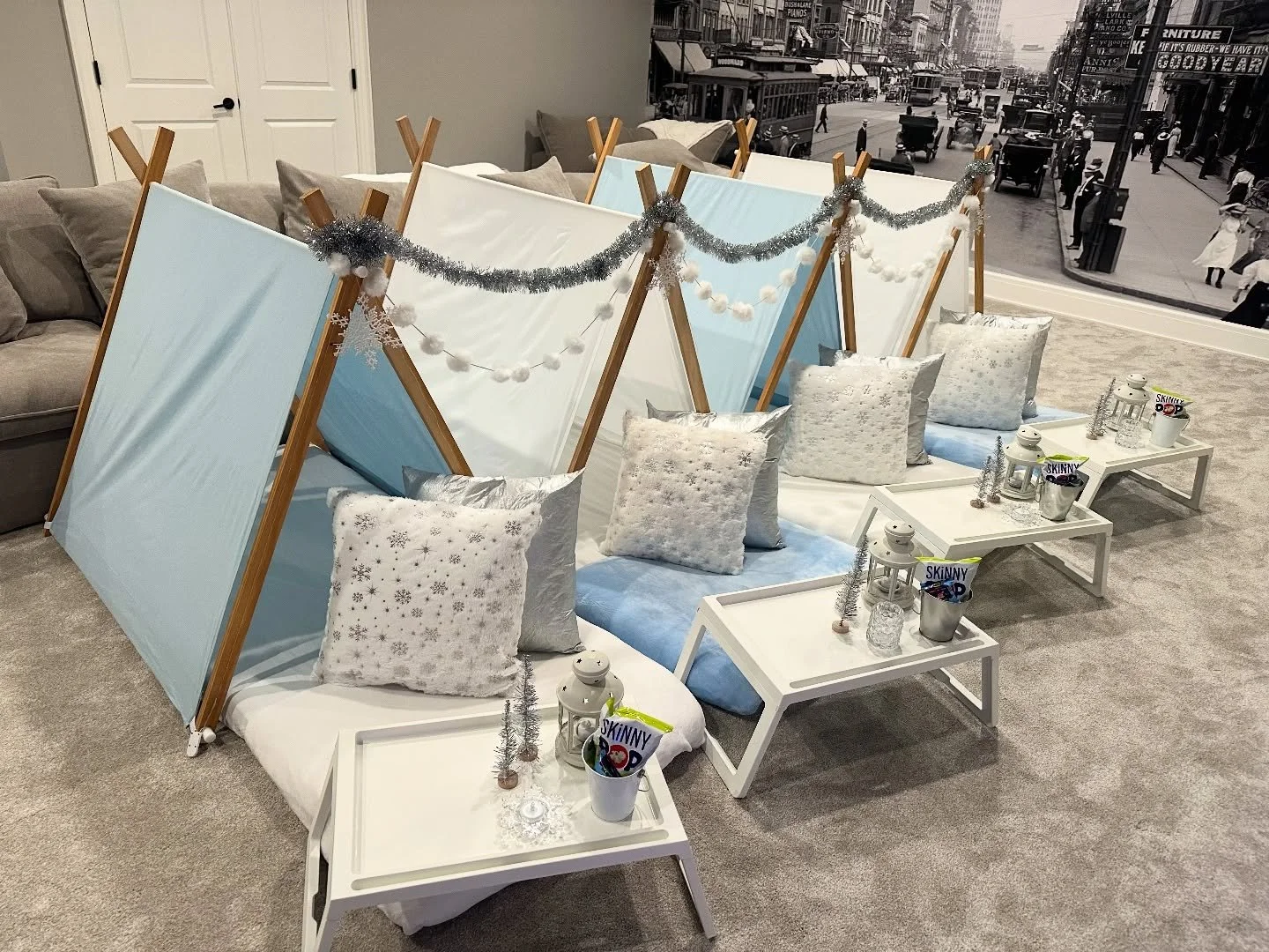 Happy 9th birthday Brynn! ❄️ 

Winter Wonderland in blue and white is our new favorite combo! 🤍🩵