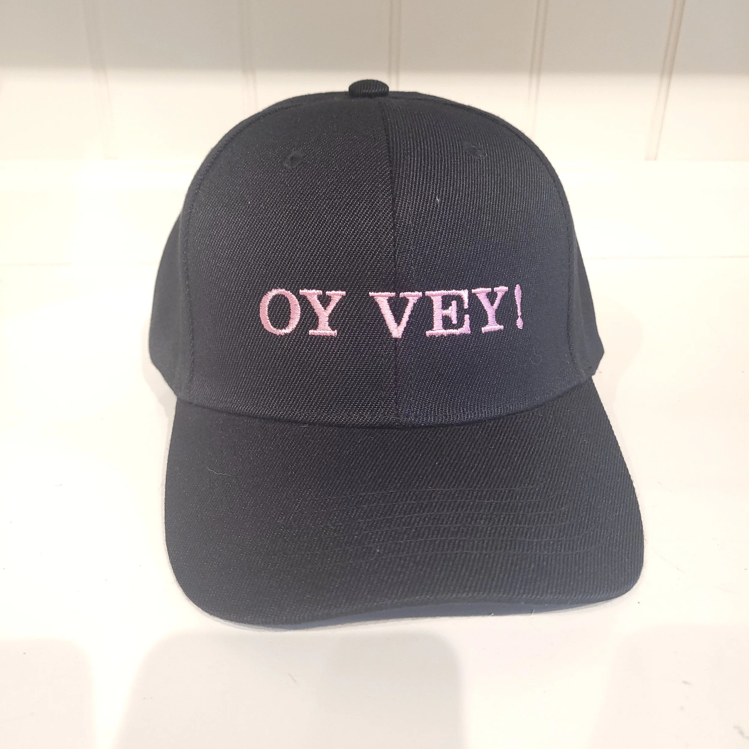 Oy Vey Pink Cap Front.jpg