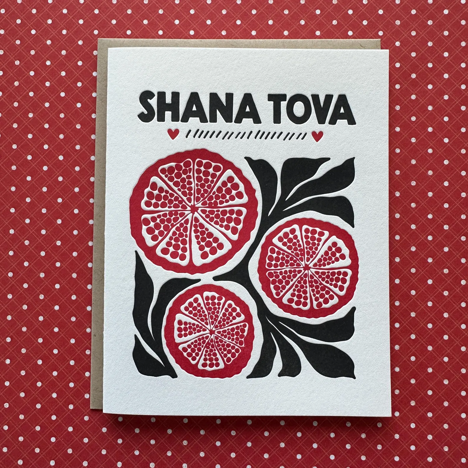 Pomegranate Shana Tova Rosh Hashanah New Year Card