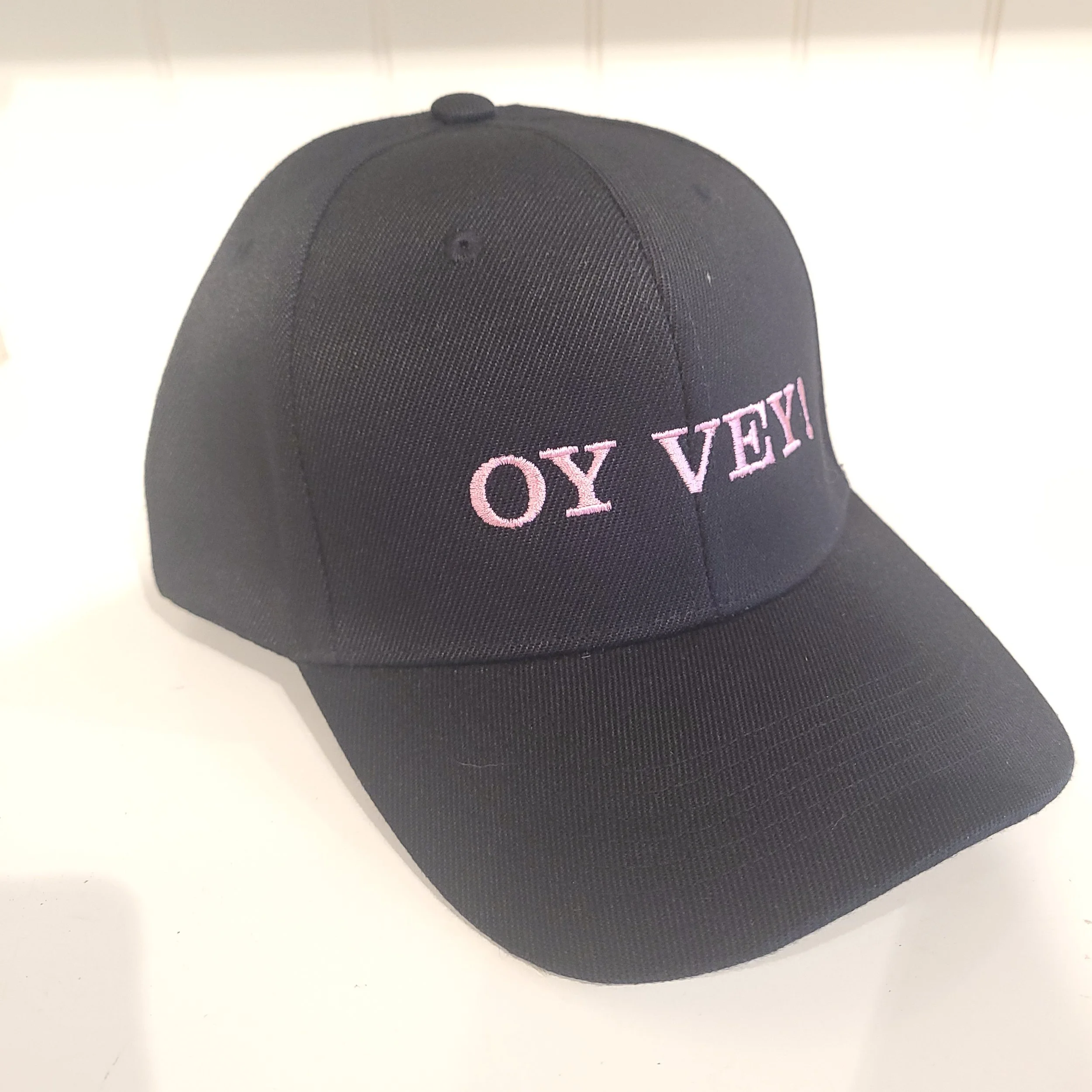 Pink Oy Vey Baseball Cap