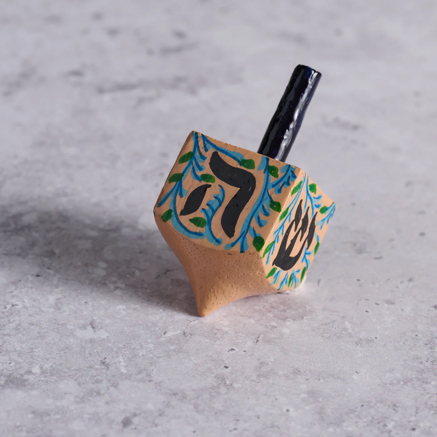 Painted Budloo Dreidel 1400x1400.png