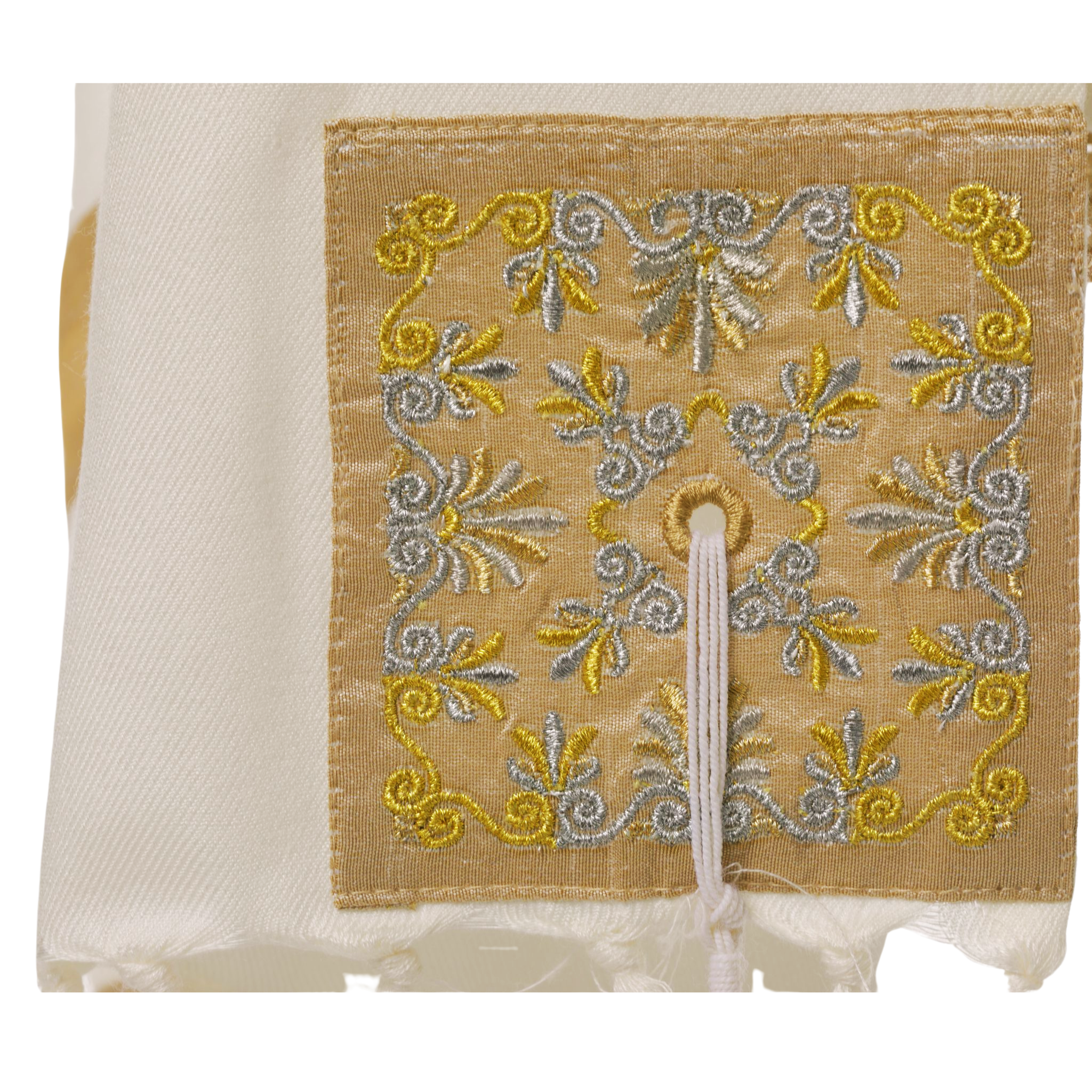 Date Palm Gold Tallit Corner.jpg