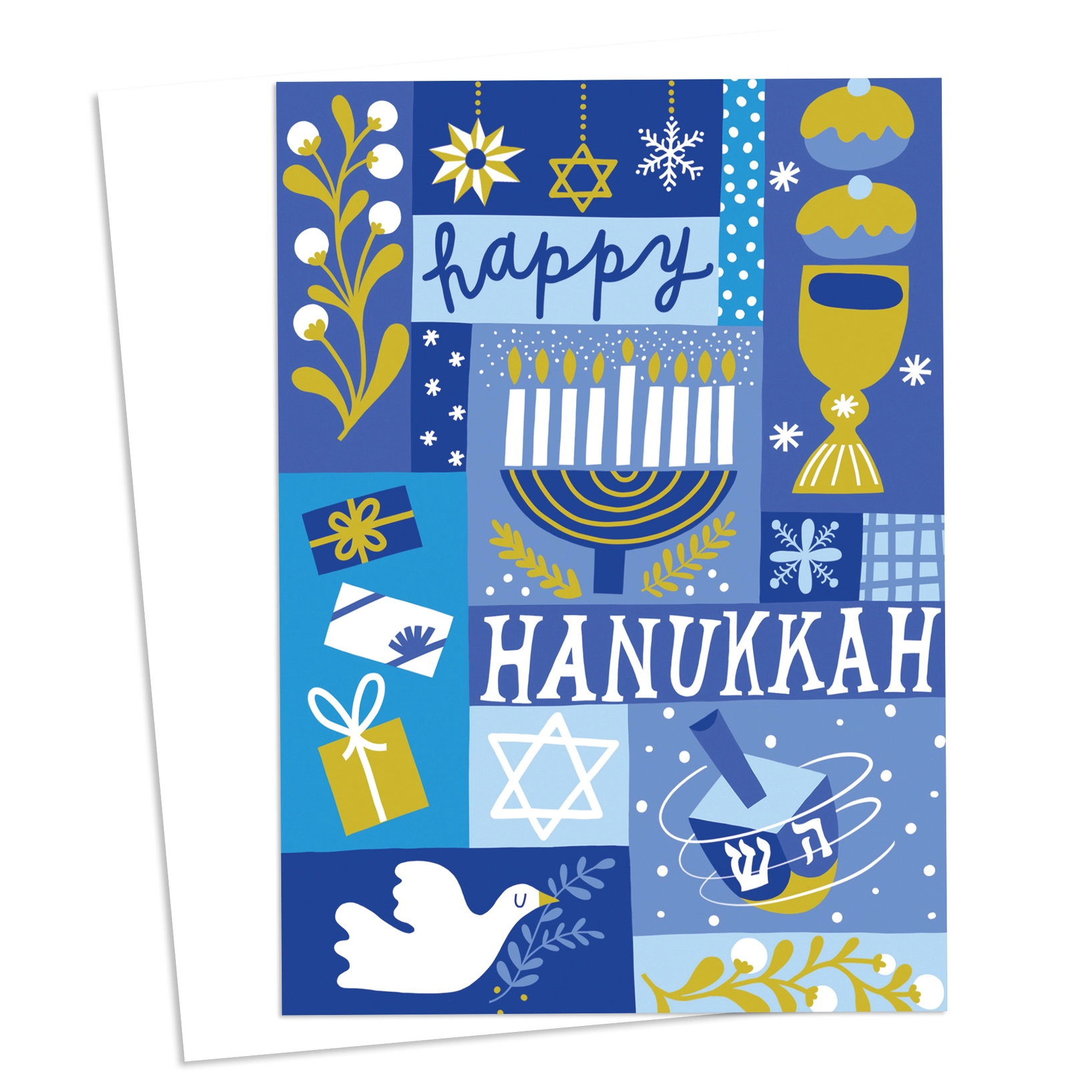 Festival Of Lights Hanukkah Card.png
