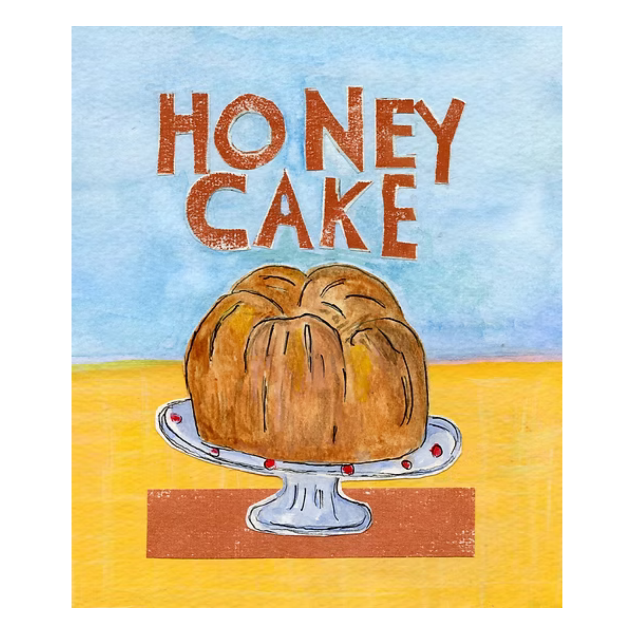 Sharon Gross Honey Cake New Year Card 2048 px X 2048 px.png