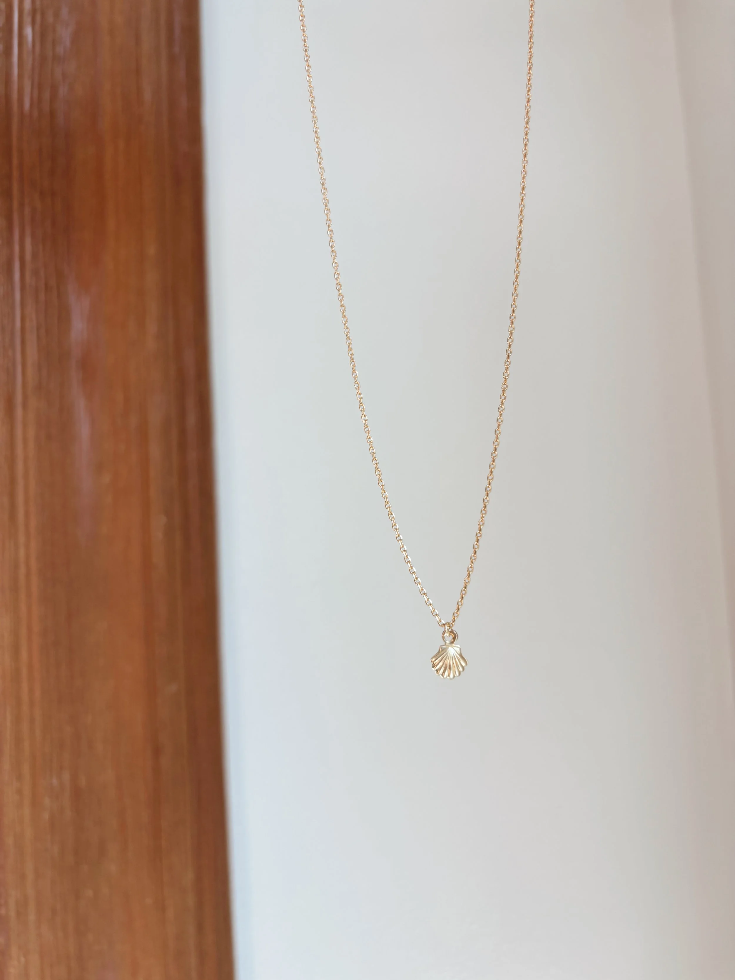 The Reef Necklace on the Dainty Gold-Filled Chain