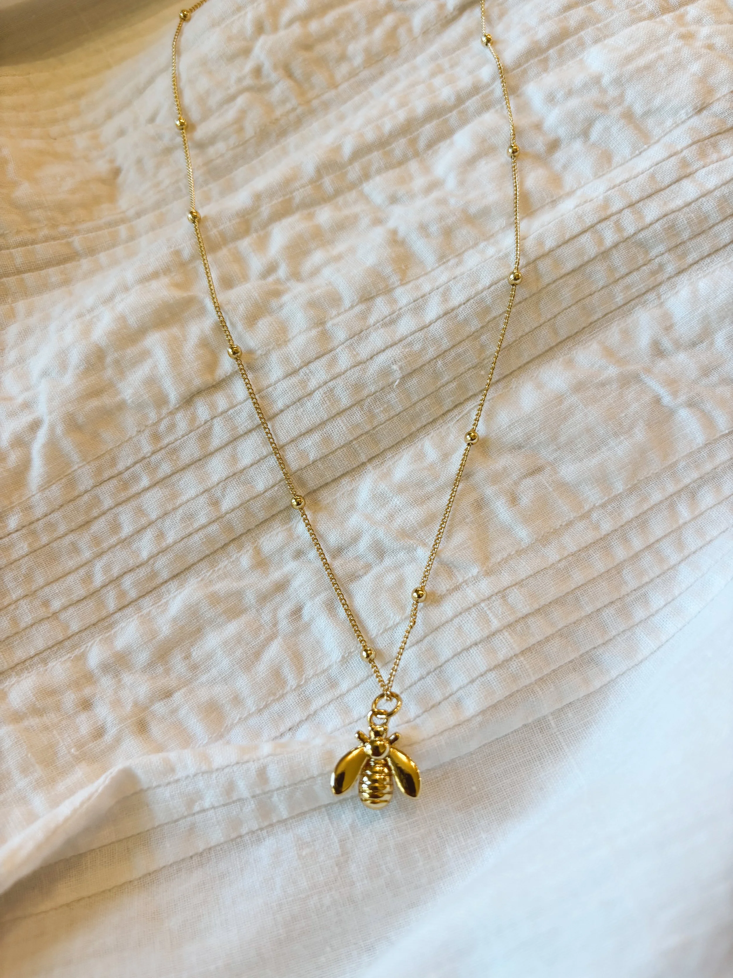 Bee My Honey Gold-Filled Necklace