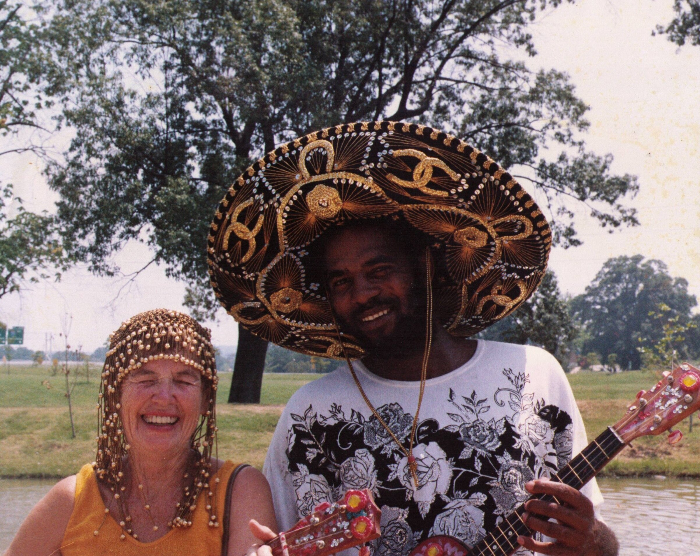 Elton and Betty White in the Oxford American