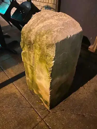 Current replica stone which was placed in early 2016.