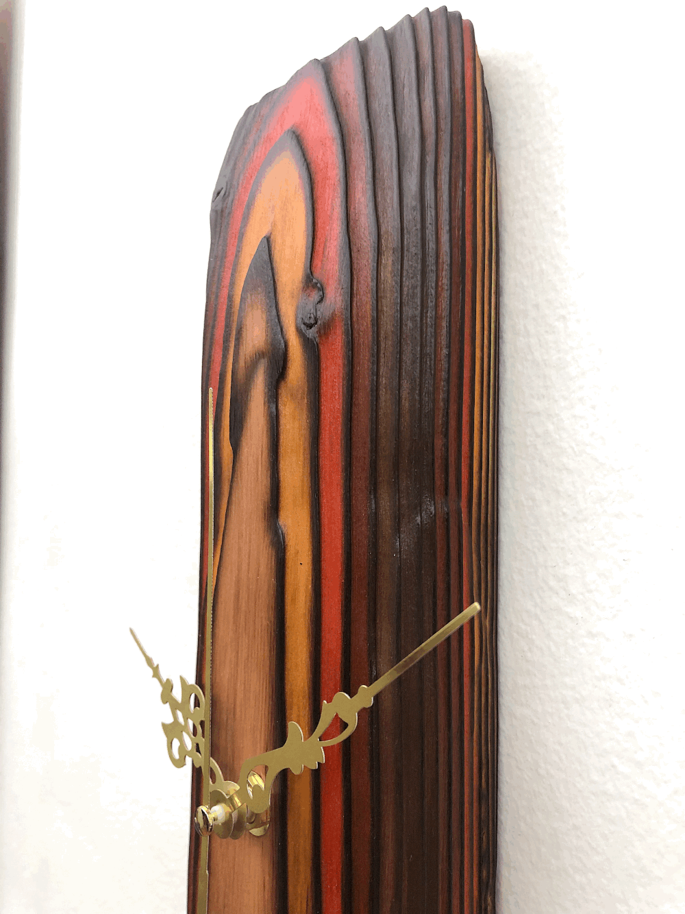 Shou Sugi Ban Wood Clock Art - Mato 0008 — Korzen Designs