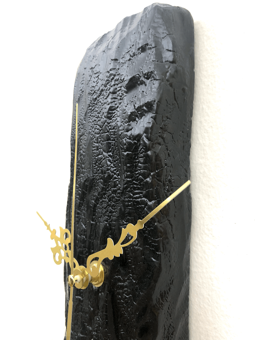 Shou Sugi Ban Wood Clock Art - Mochi 0002 — Korzen Designs