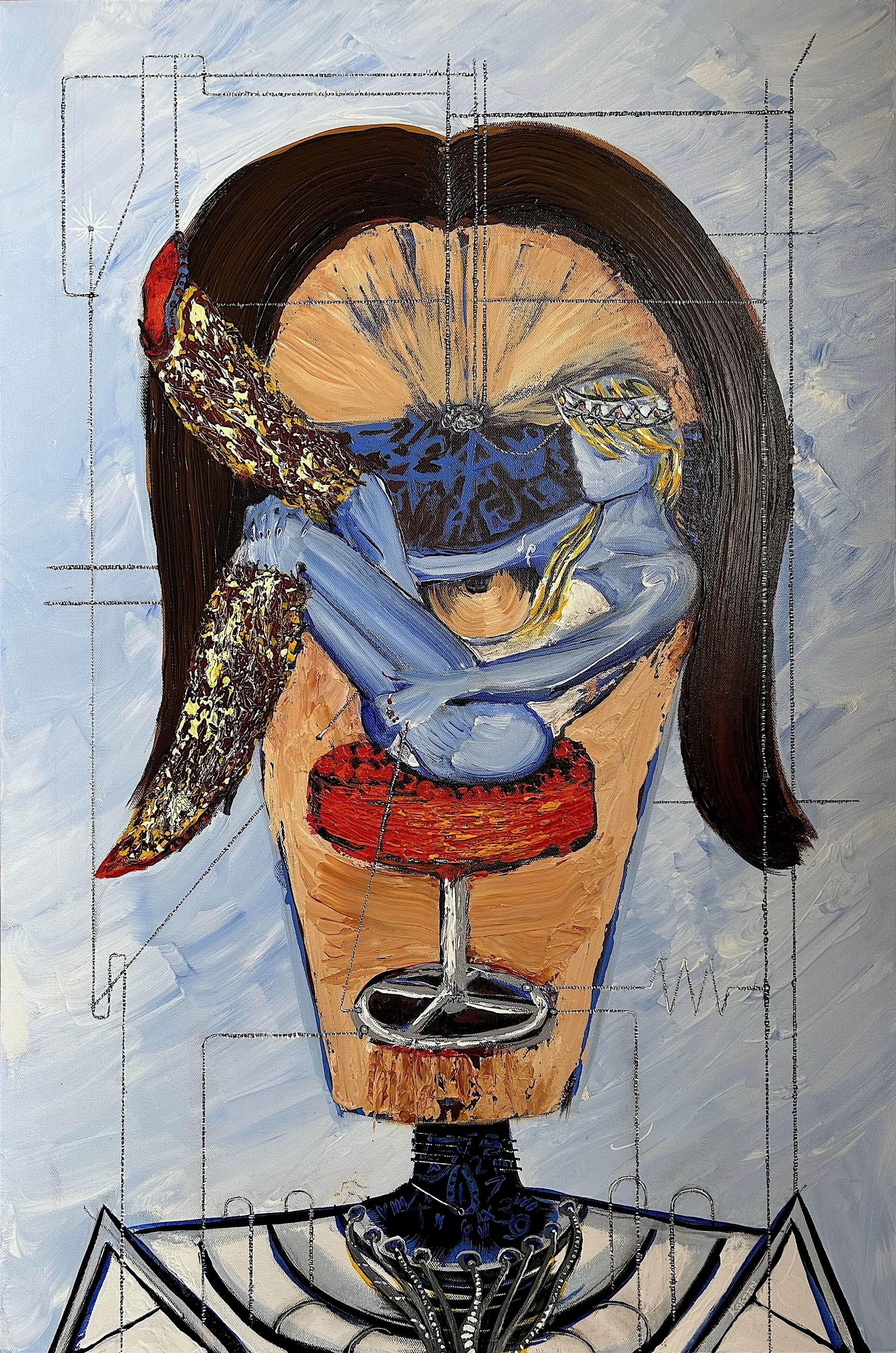 No. 7 2025
Acrylic on Canvas
36"x24"