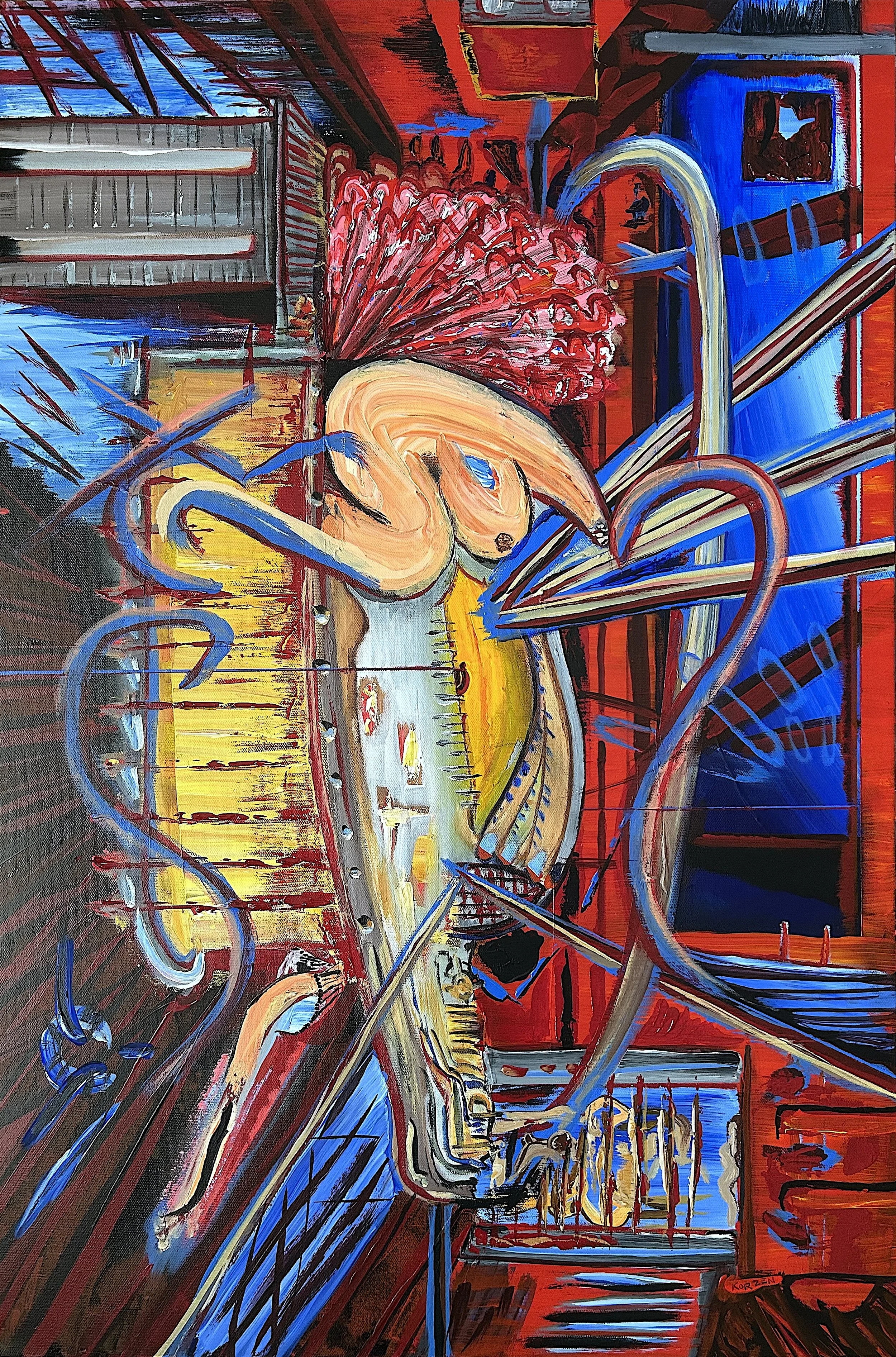 No. 14 2025
Acrylic on Canvas
36"x24"