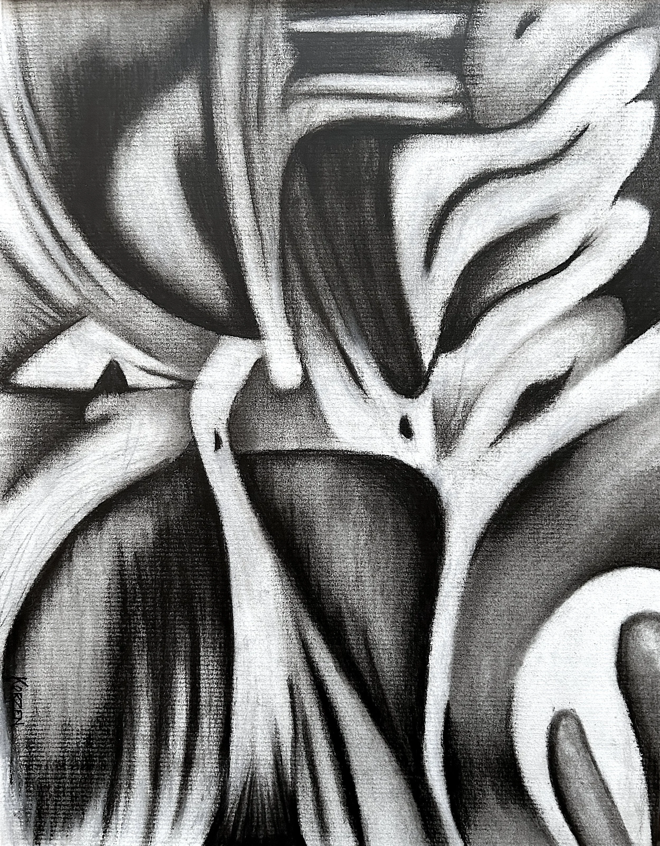 No. 15A 2024
Charcoal on Paper
9"x12"