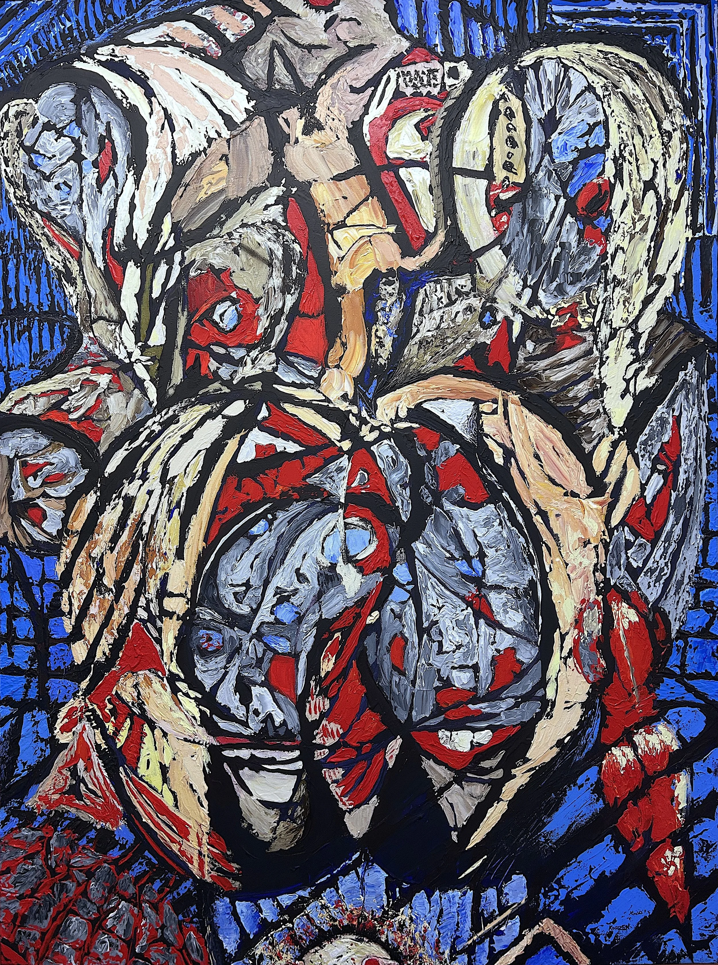 No. 25 2025
Acrylic on Canvas
48"x36"