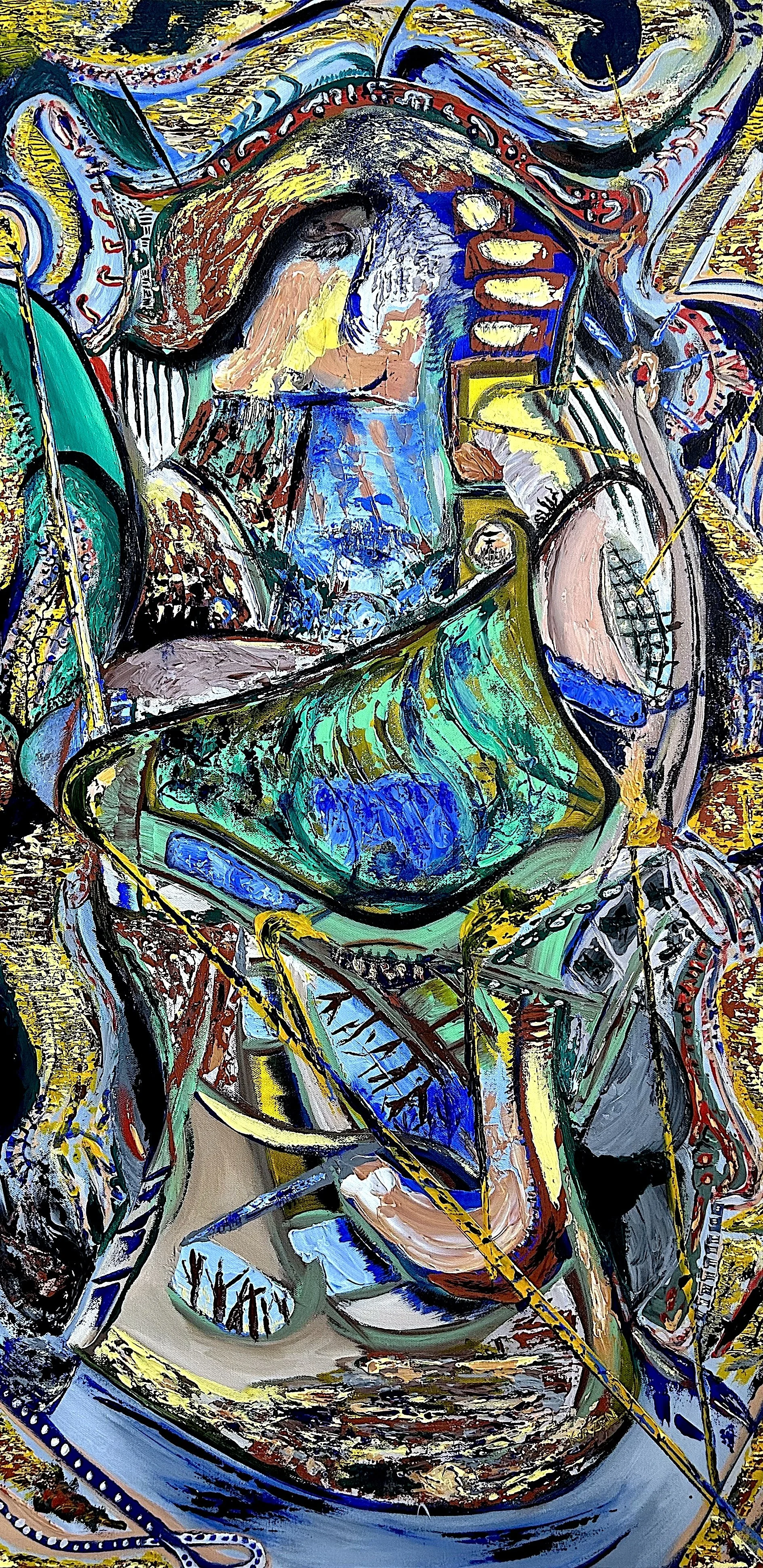 No. 16 2025
Acrylic and Charcoal on Canvas
48"x24"