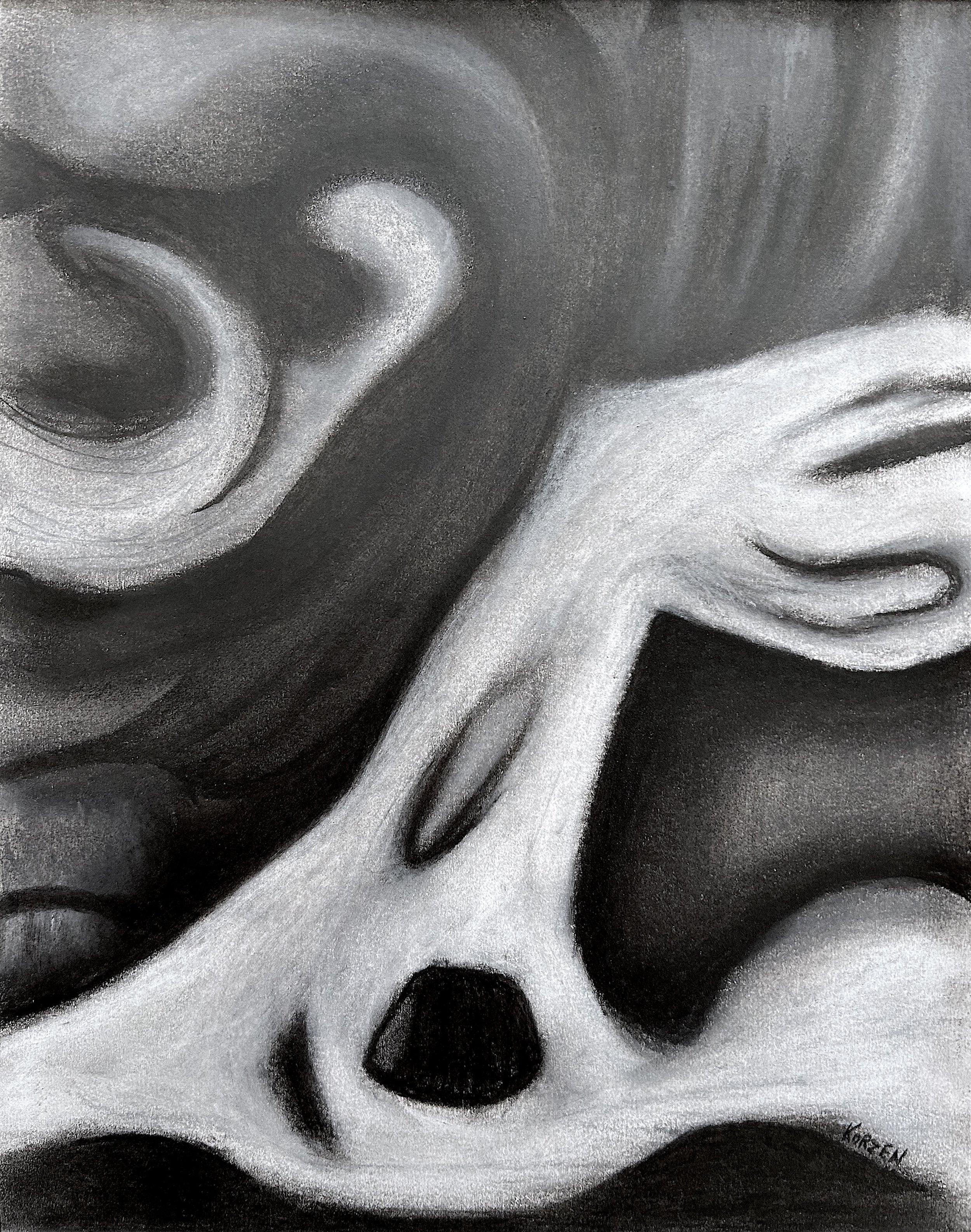 No. 14A 2024
Charcoal on Paper
8.5"x11"