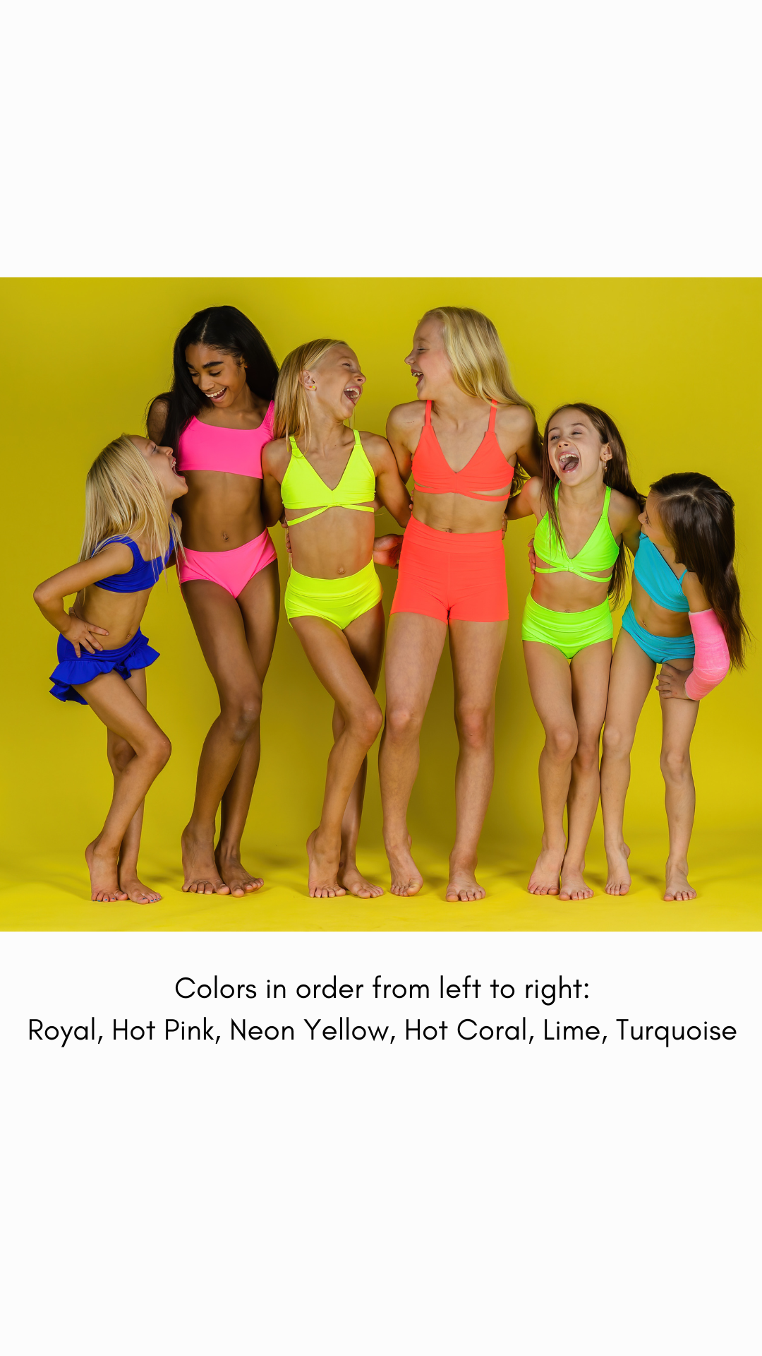 Colors in order from left to right Neon Yellow, Turquoise, Hot Coral, Lime, Royal, Hot Pink copy 2.png