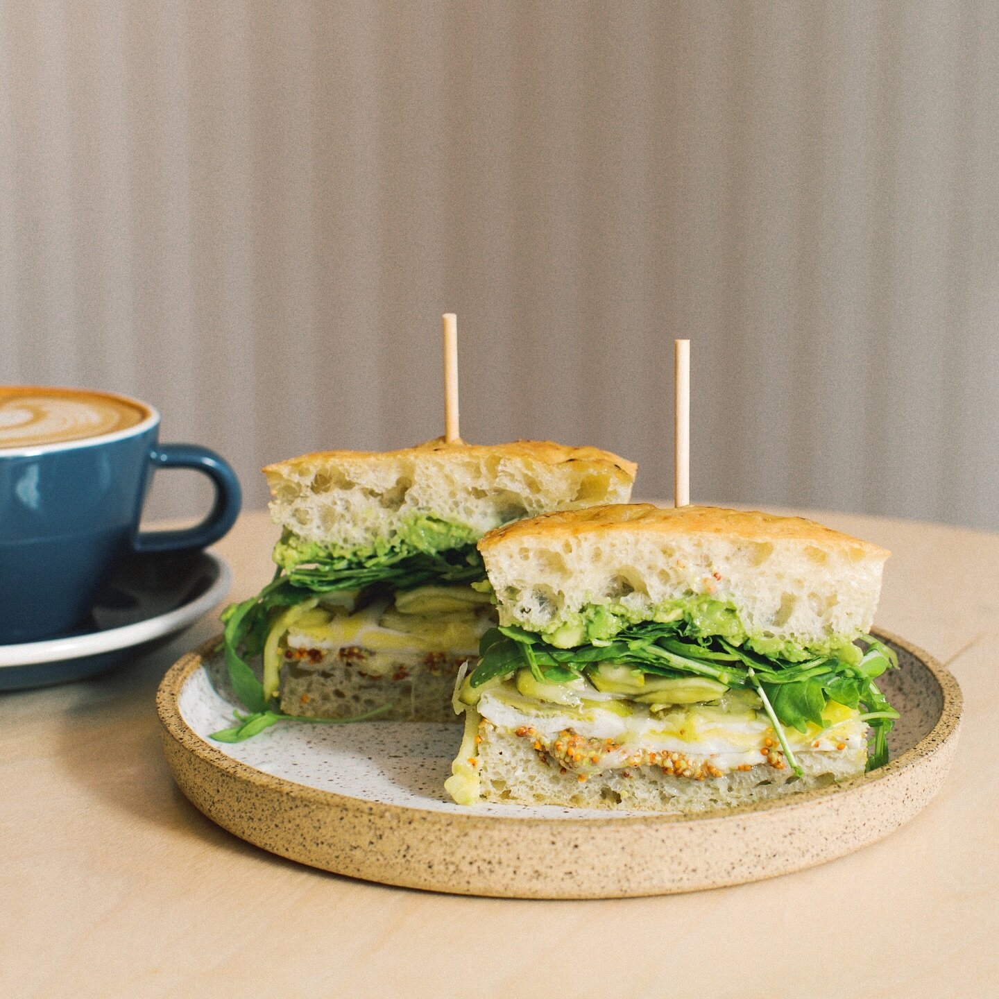 The TK 

@matija_breads focaccia, egg, white cheddar, avocado, arugula, pickled zukes, creamy whole grain mustard.

We recommend pairing The TK with an Aussie Capp! 

We are open today (31st) and closed tomorrow (1st). From our entire Emmett&rsquo;s 