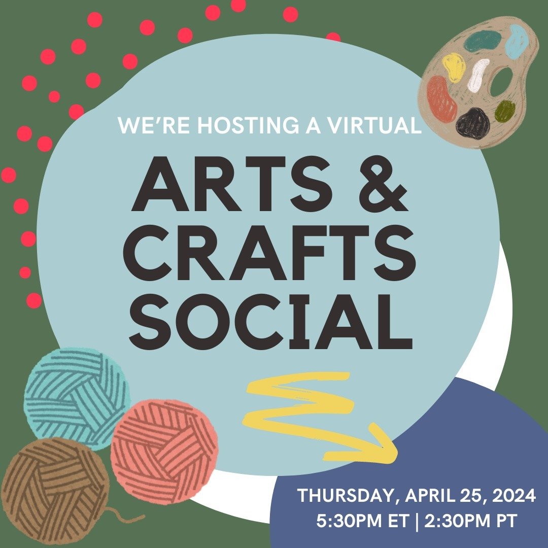 We're hosting a virtual social for our BIG Fam this Thursday at 5:30p ET / 2:30p PT. We encourage you to bring along a crafting project, if you have one. If you don't, we'd still love to hang out so please join us! A link to register is in our bio.