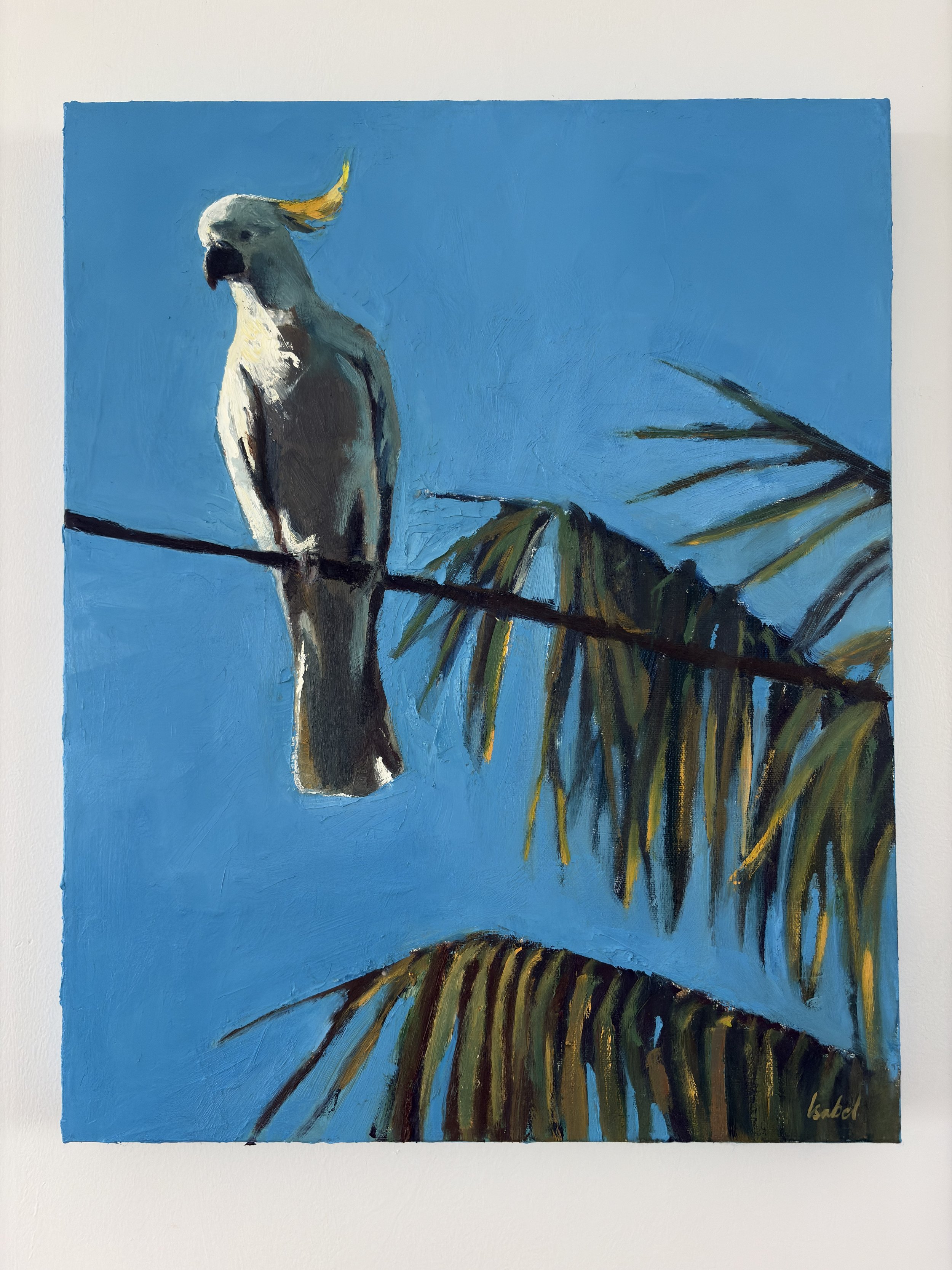A Visit From A Friend, Oil on Canvas, 50 x 40cm, 2026